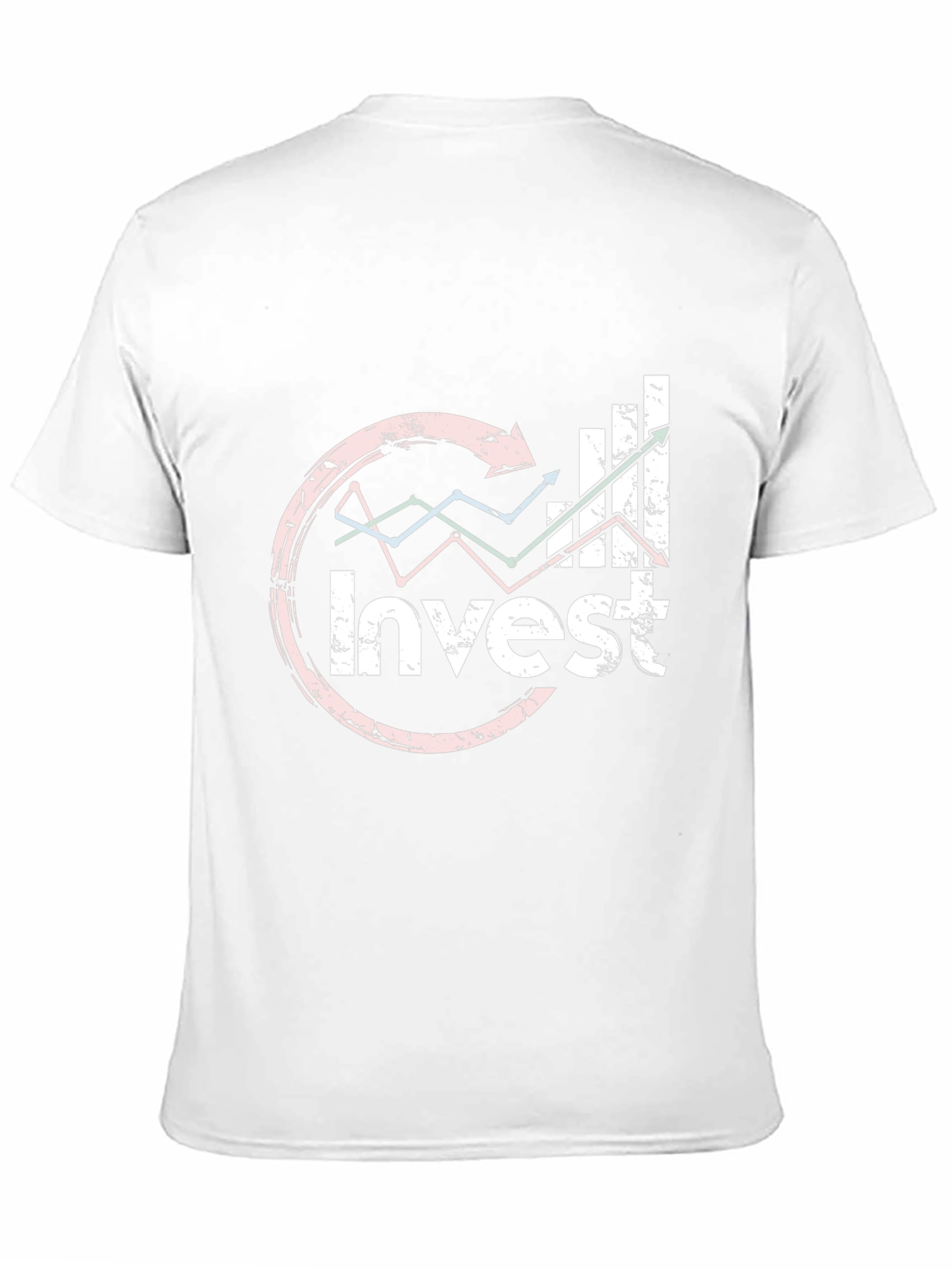 Invest Black Graphic Tee