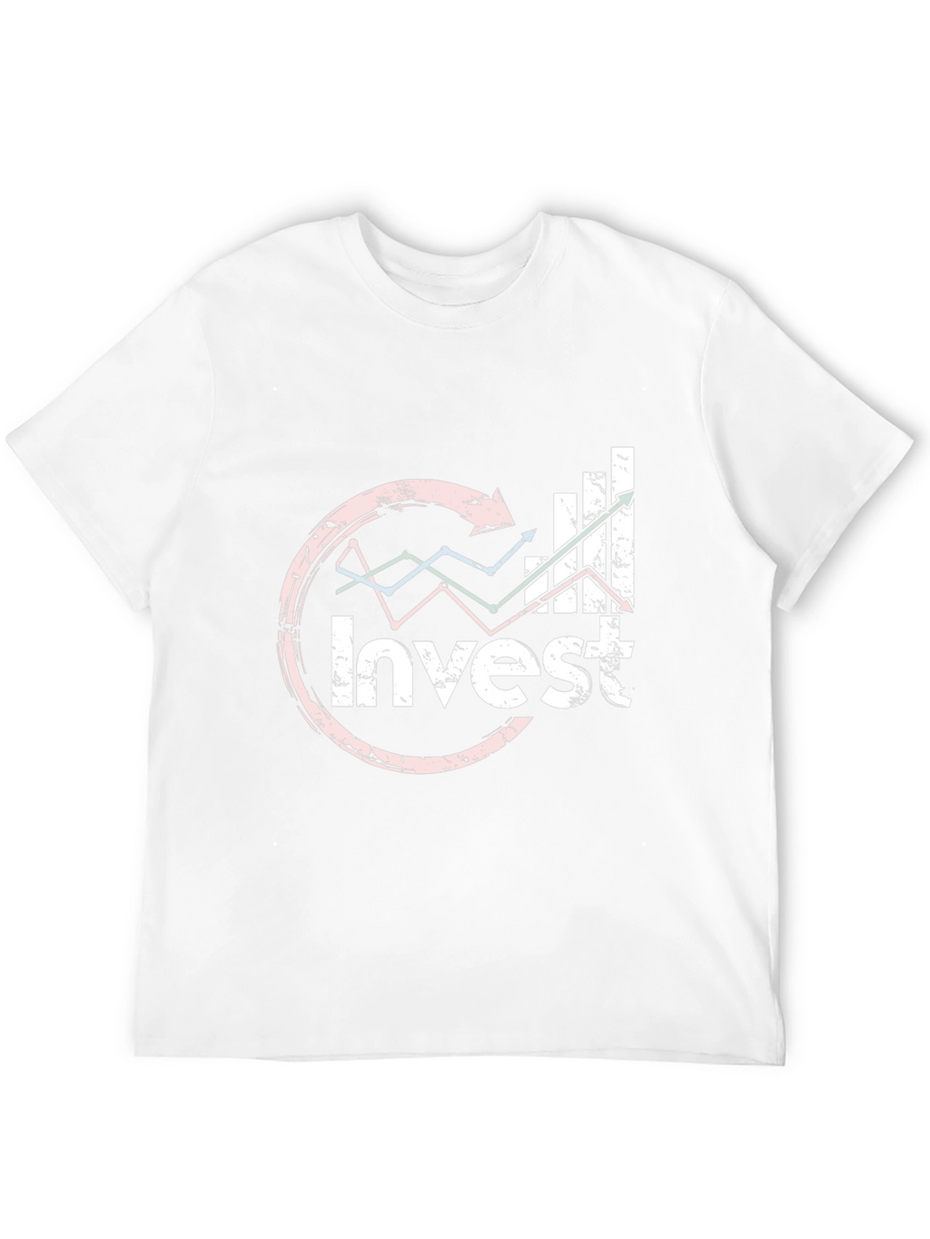Invest Black Graphic Tee