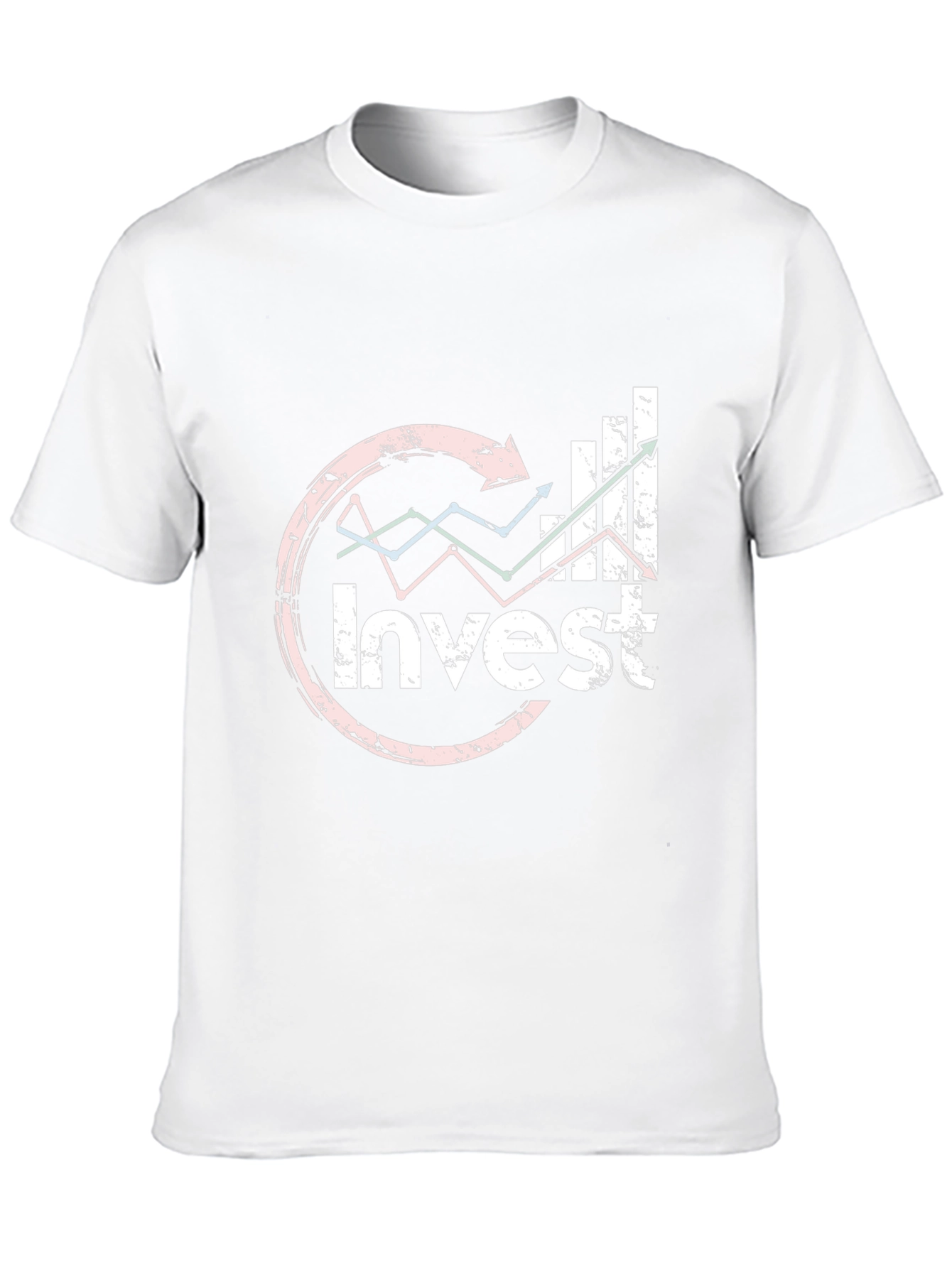 Invest Black Graphic Tee