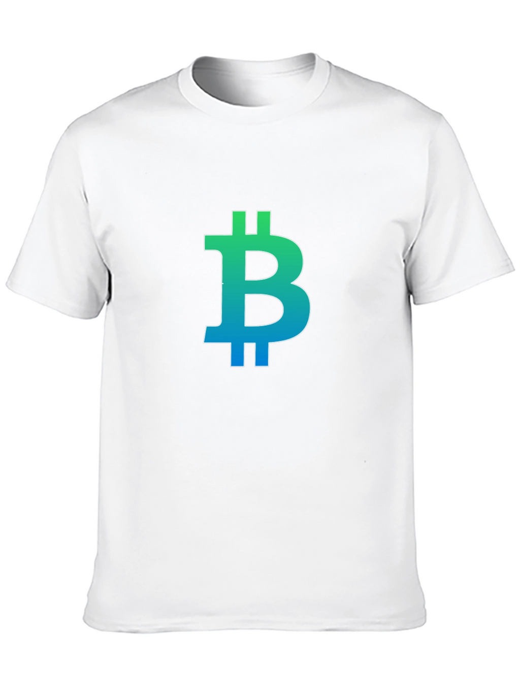 Bitcoin Logo Gradient T-Shirt - Crypto Fashion
