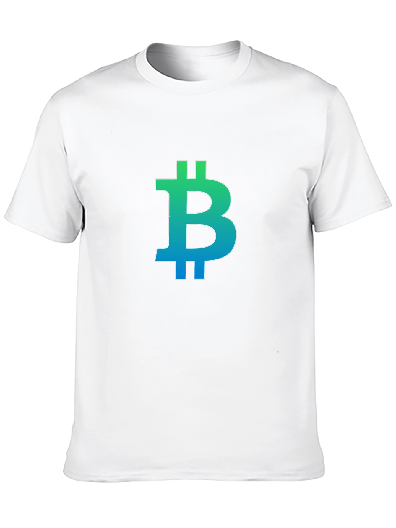 Bitcoin Logo Gradient T-Shirt - Crypto Fashion