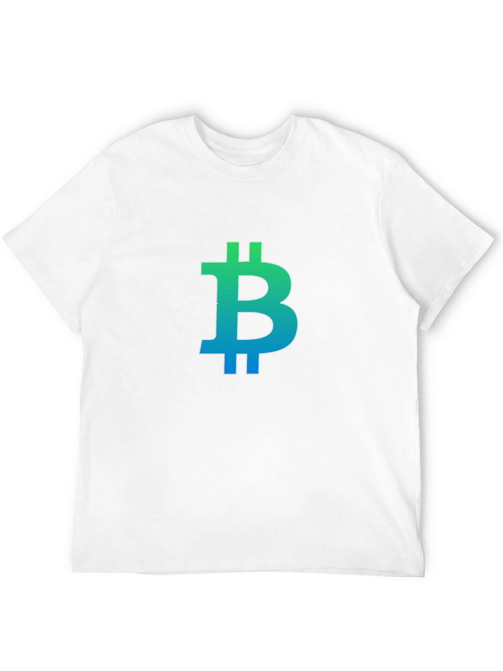 Bitcoin Logo Gradient T-Shirt - Crypto Fashion