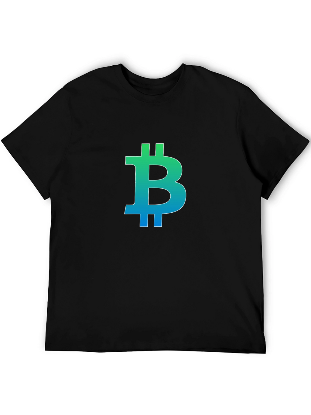 Bitcoin Logo Gradient T-Shirt - Crypto Fashion