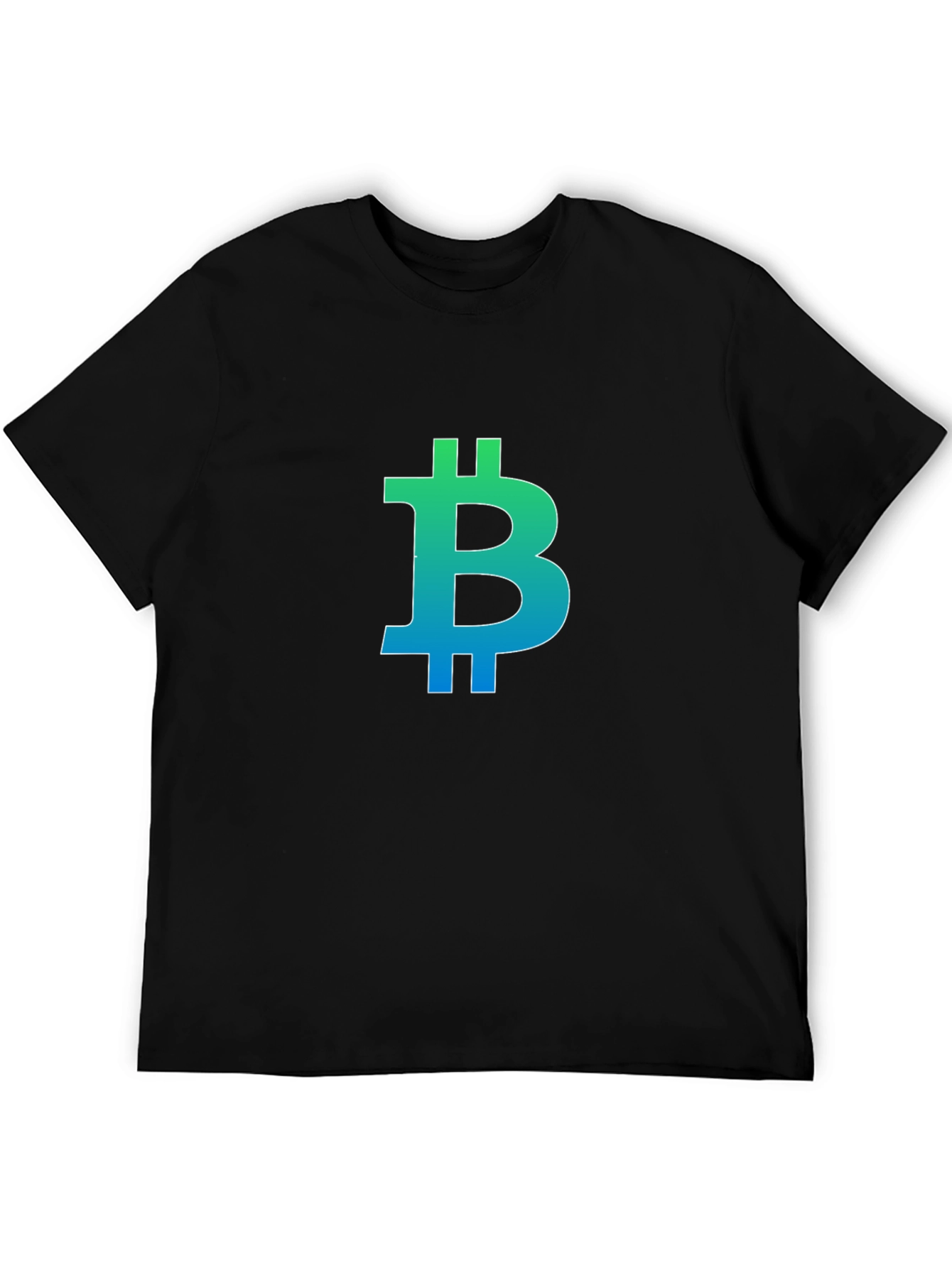 Bitcoin Logo Gradient T-Shirt - Crypto Fashion