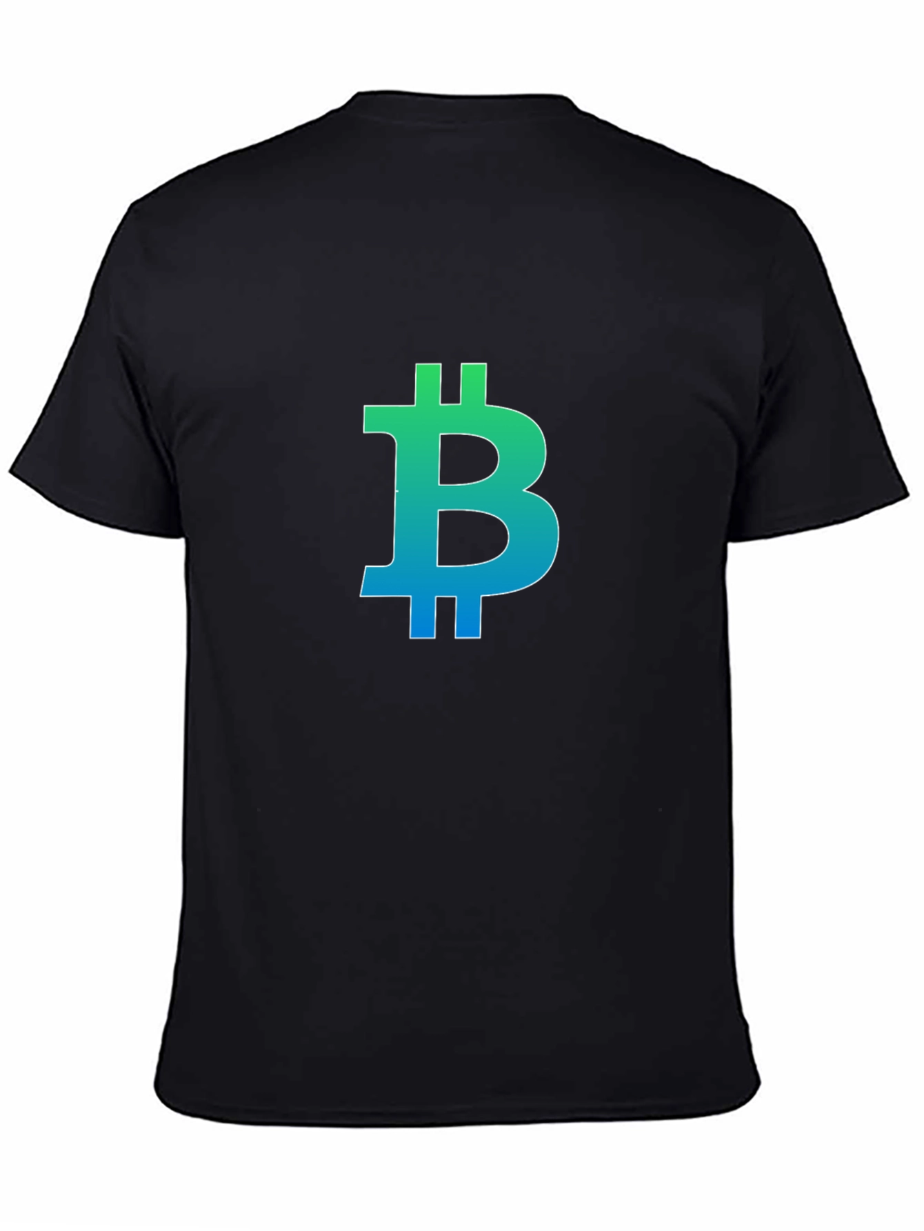 Bitcoin Logo Gradient T-Shirt - Crypto Fashion