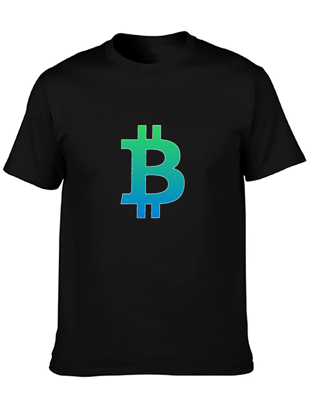 Bitcoin Logo Gradient T-Shirt - Crypto Fashion