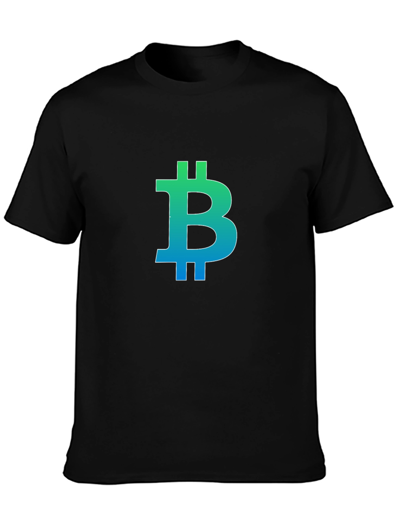 Bitcoin Logo Gradient T-Shirt - Crypto Fashion