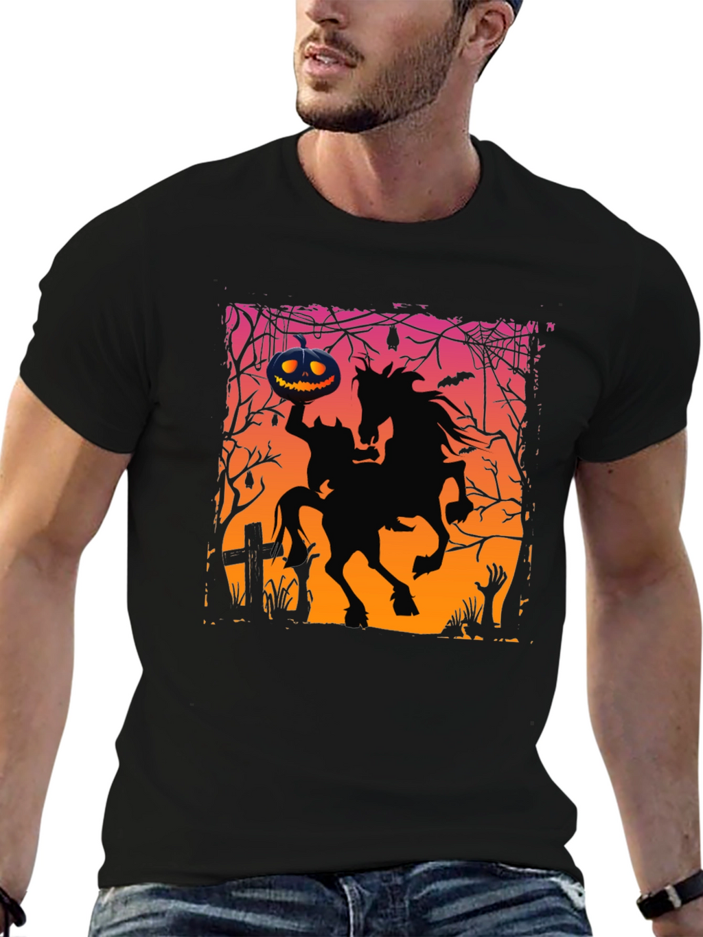 Headless Horseman Halloween T-Shirt