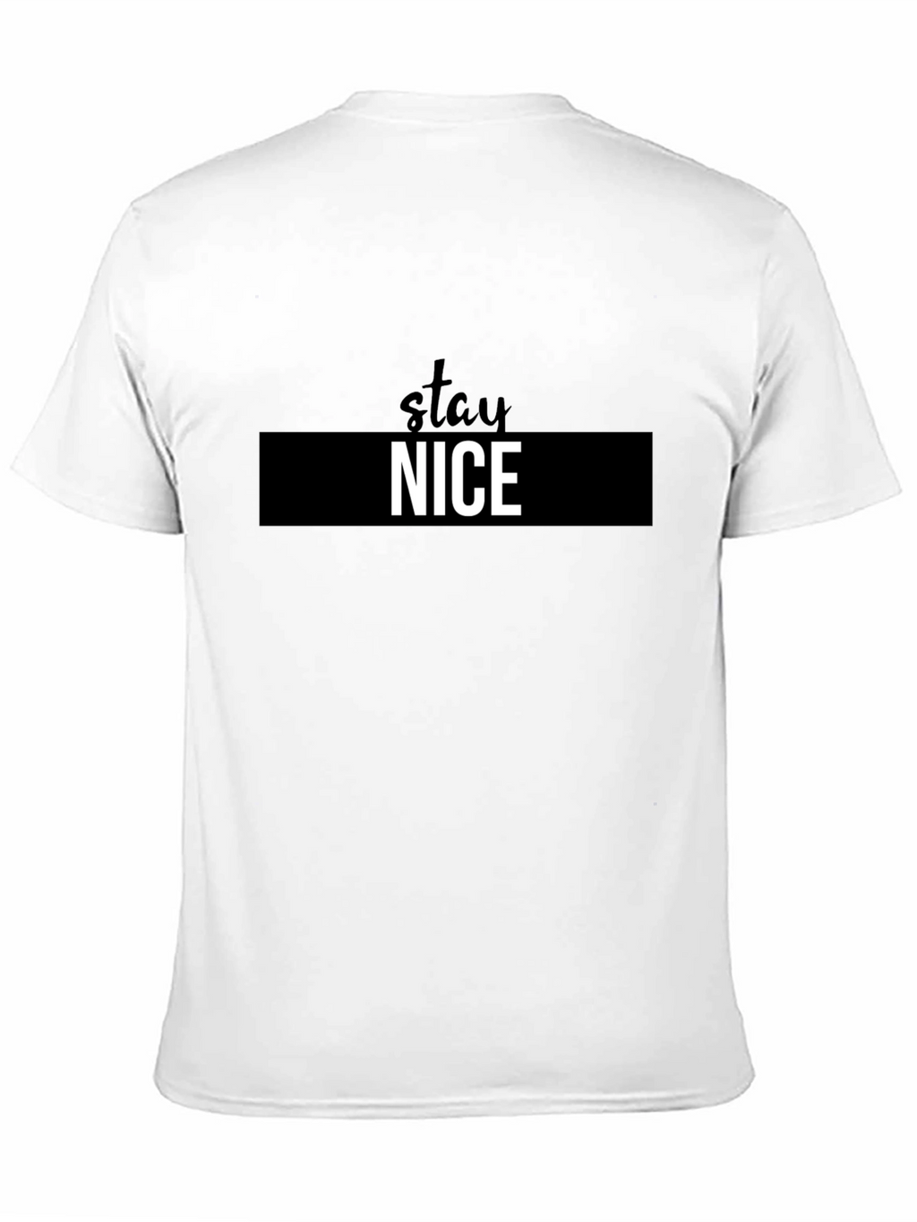 Stay Nice Black Graphic Tee