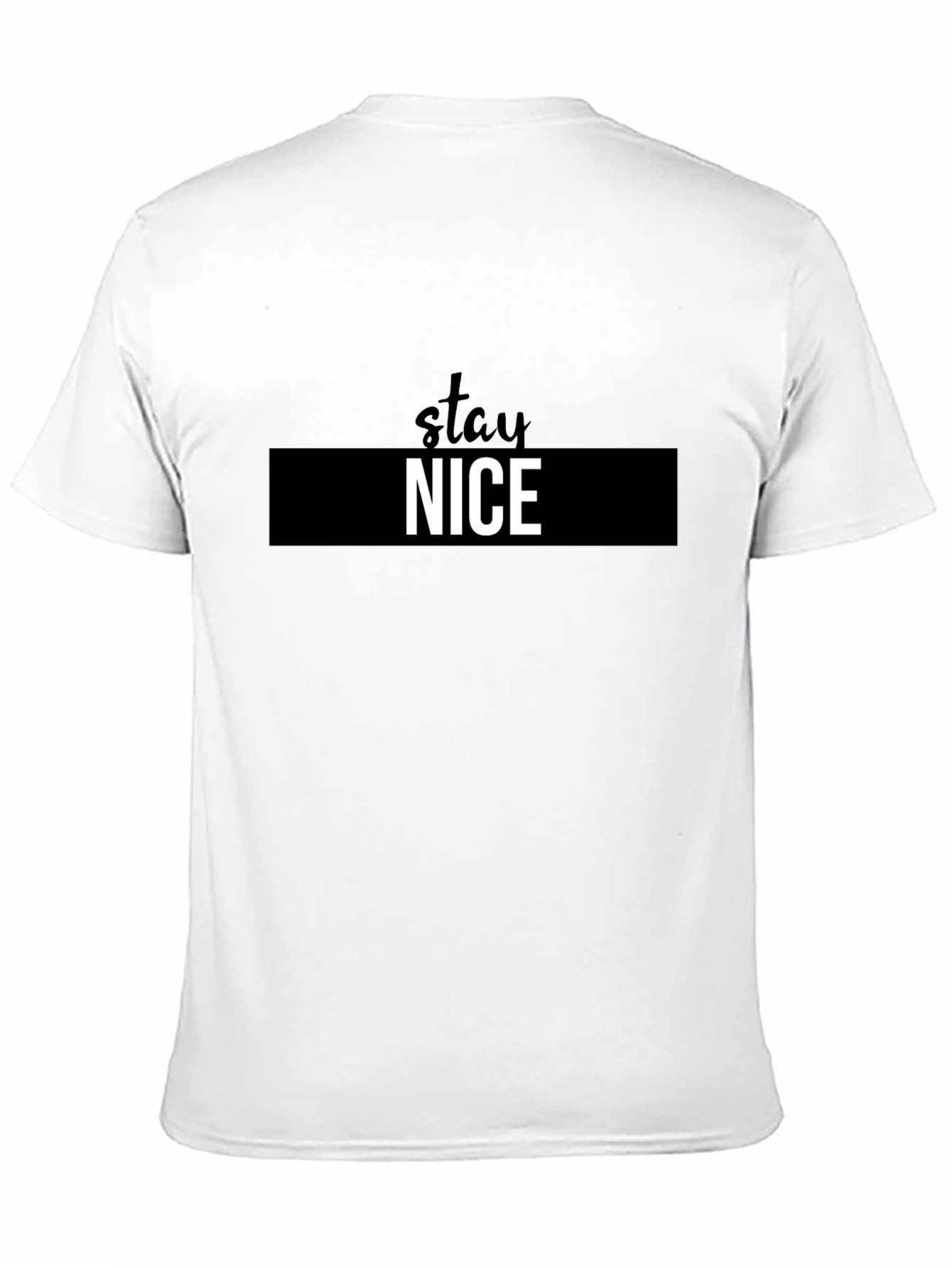 Stay Nice Black Graphic Tee
