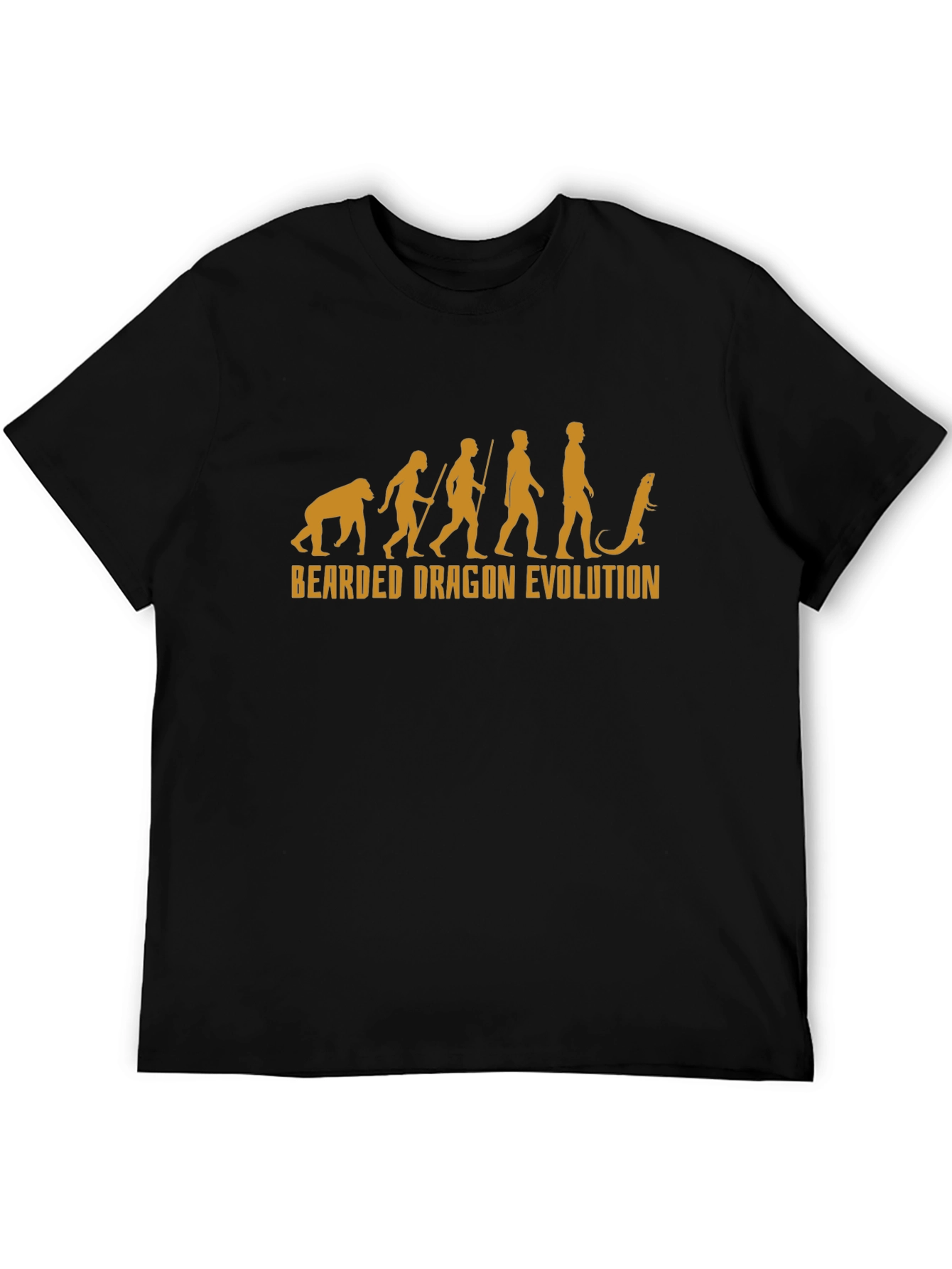 Bearded Dragon Evolution T-Shirt - Novelty Reptile Tee