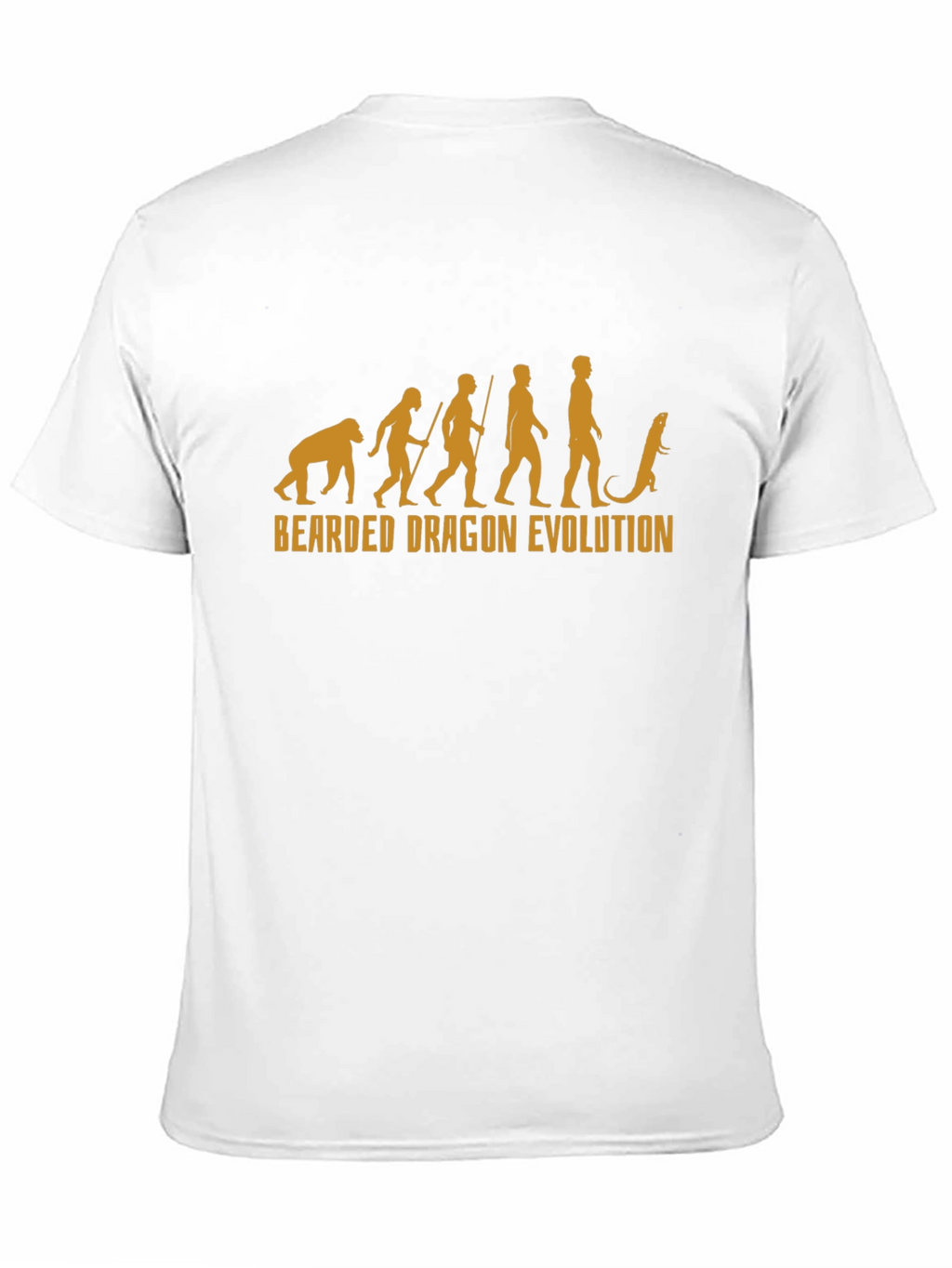 Bearded Dragon Evolution T-Shirt - Novelty Reptile Tee