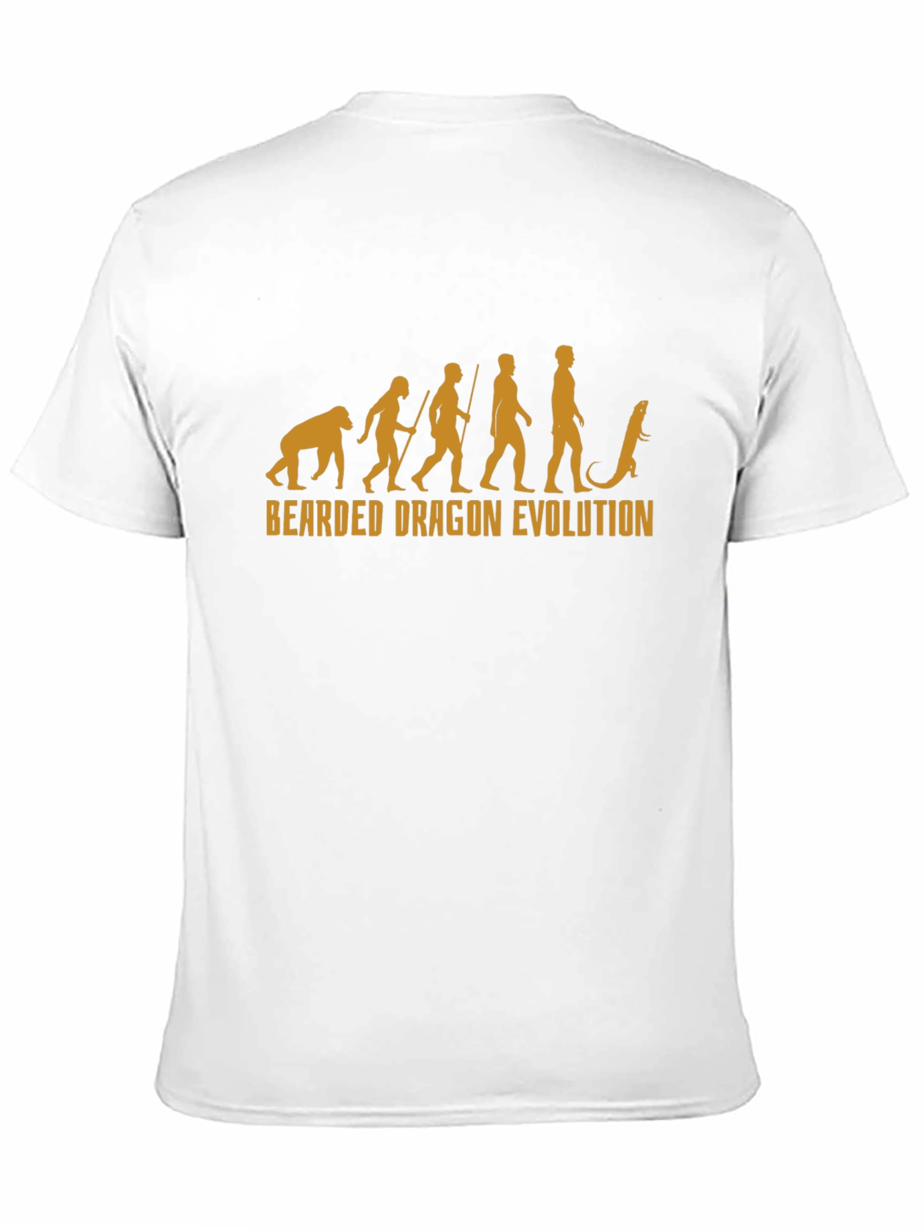 Bearded Dragon Evolution T-Shirt - Novelty Reptile Tee