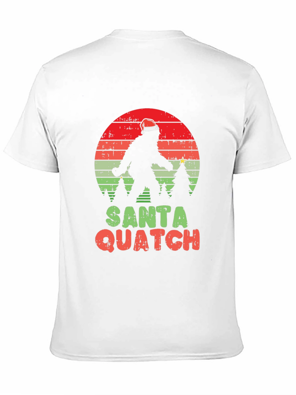 Santa Quatch T-Shirt - Bigfoot Holiday Tee