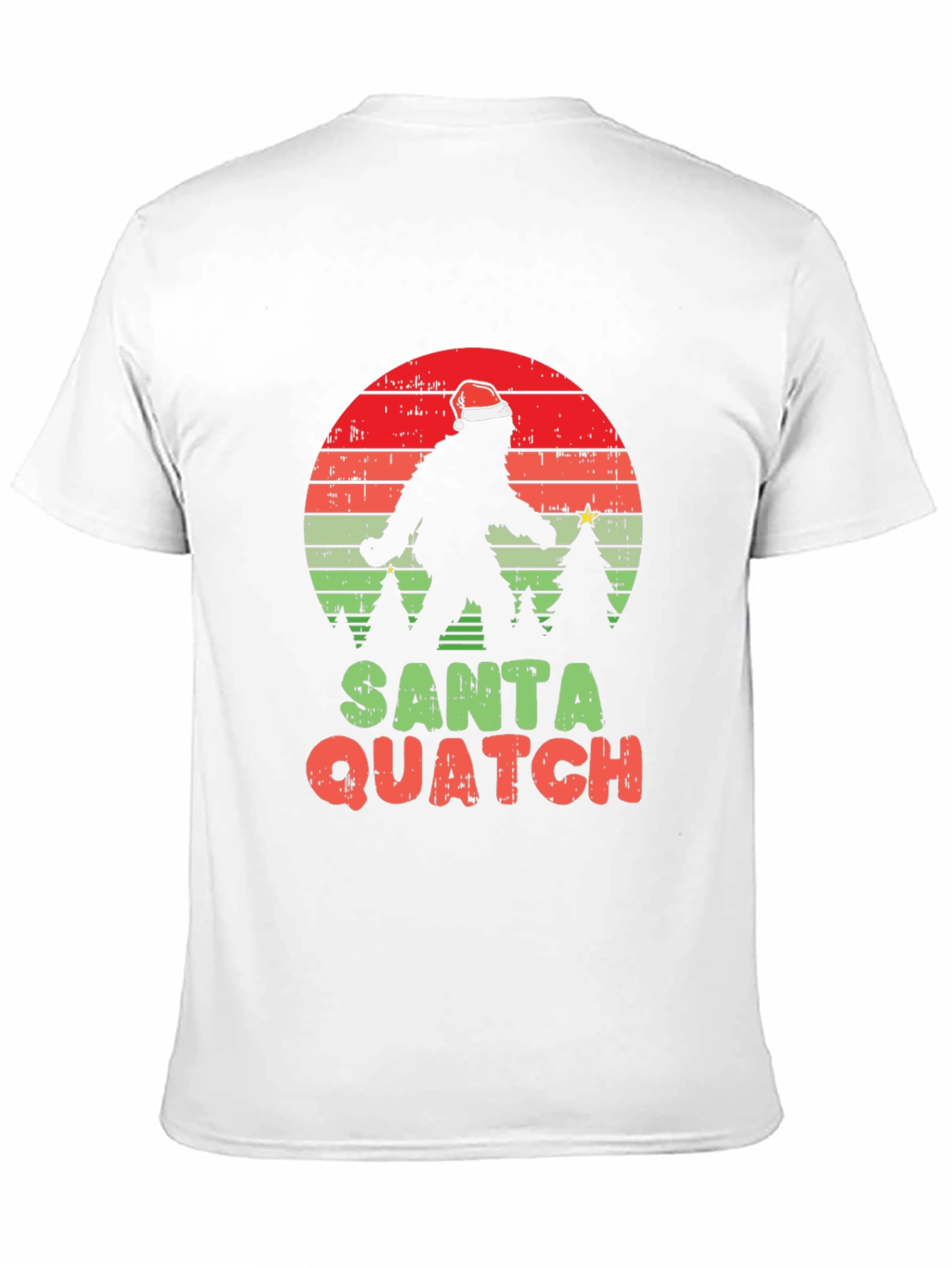 Santa Quatch T-Shirt - Bigfoot Holiday Tee