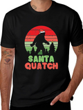 Santa Quatch T-Shirt - Bigfoot Holiday Tee