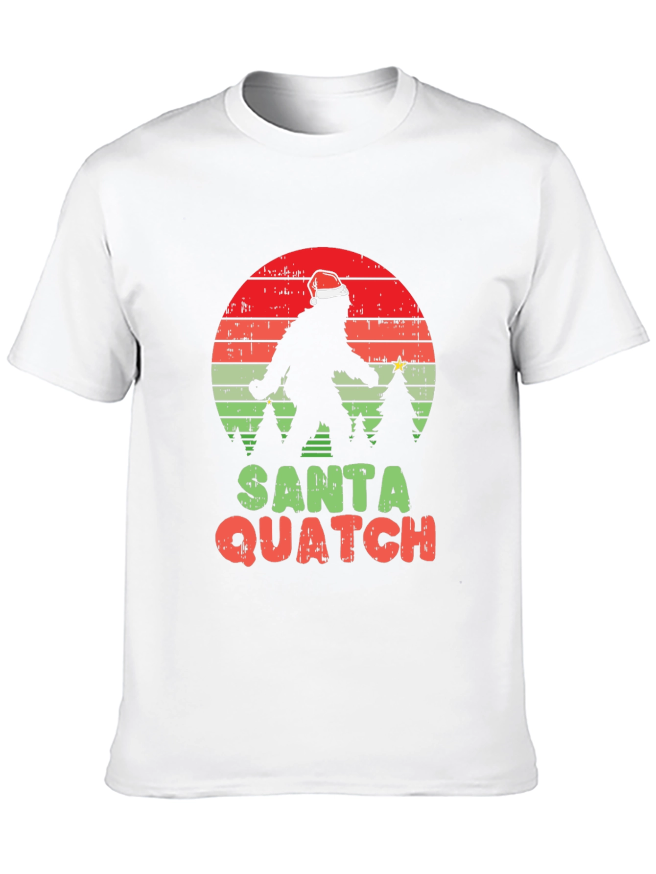 Santa Quatch T-Shirt - Bigfoot Holiday Tee