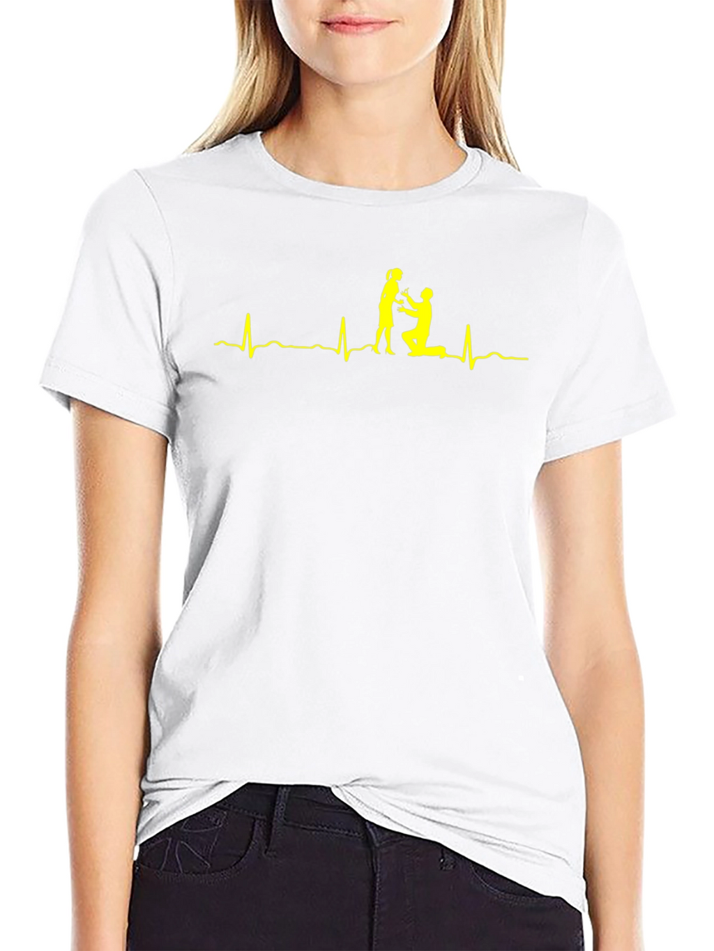 Love Beat T-Shirt - Marriage Proposal Graphic Tee