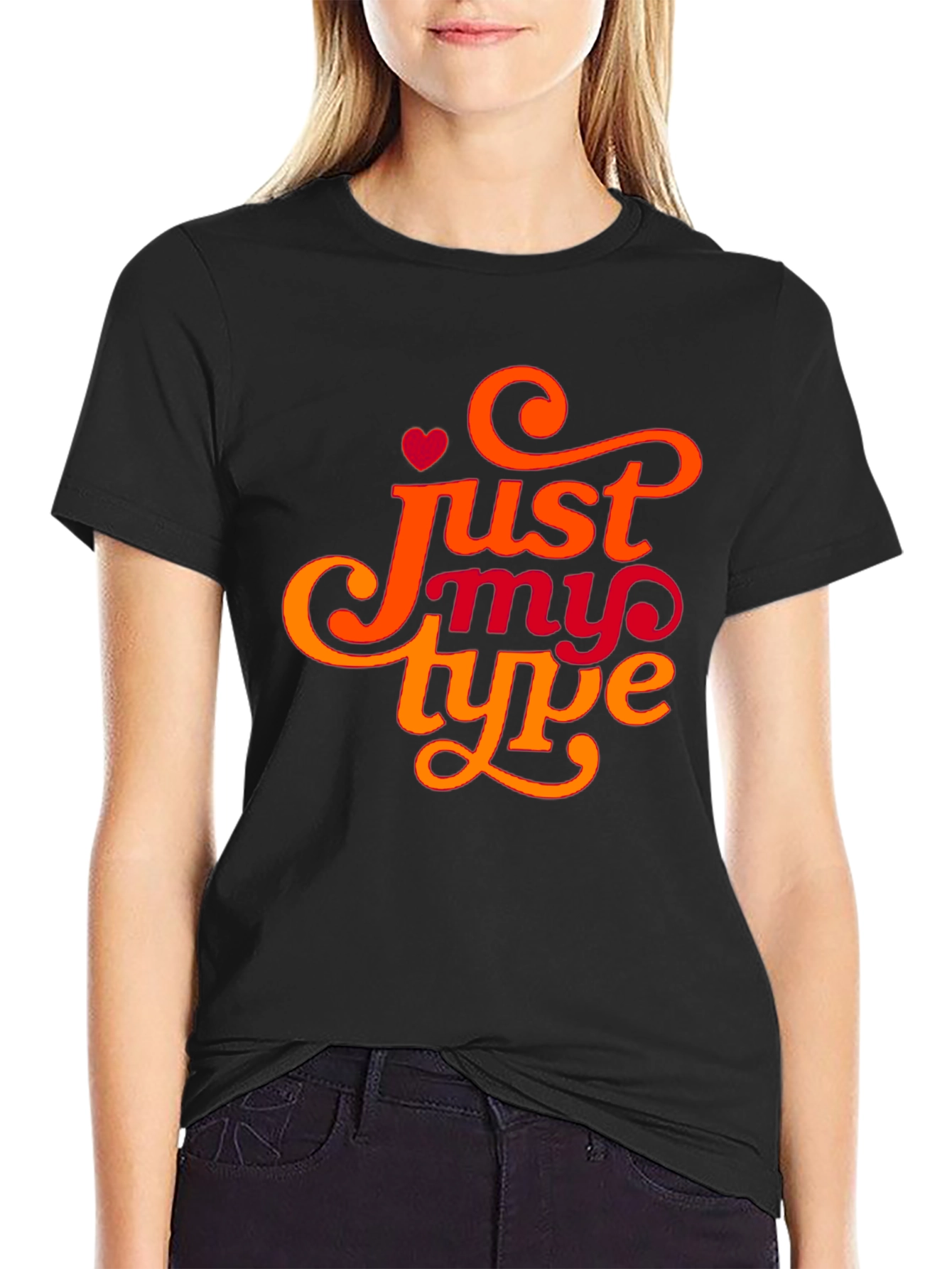 Just My Type Graphic Tee - Trendy Design