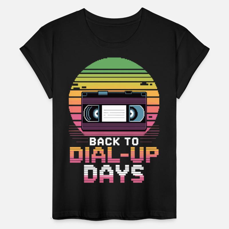 Retro Cassette Tape Back to Dial-Up Days