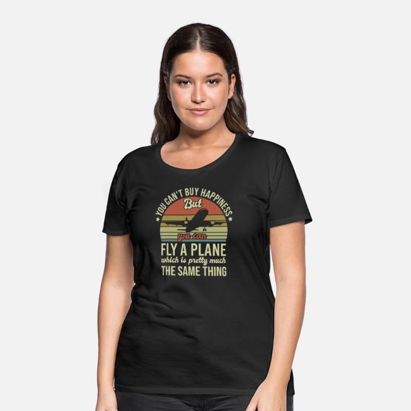 Retro Plane Flying Commercial Pilot Quote -