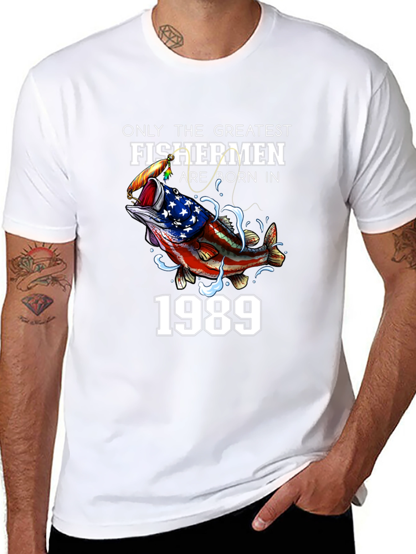 Greatest Fishermen Born in 1989 Graphic Tee