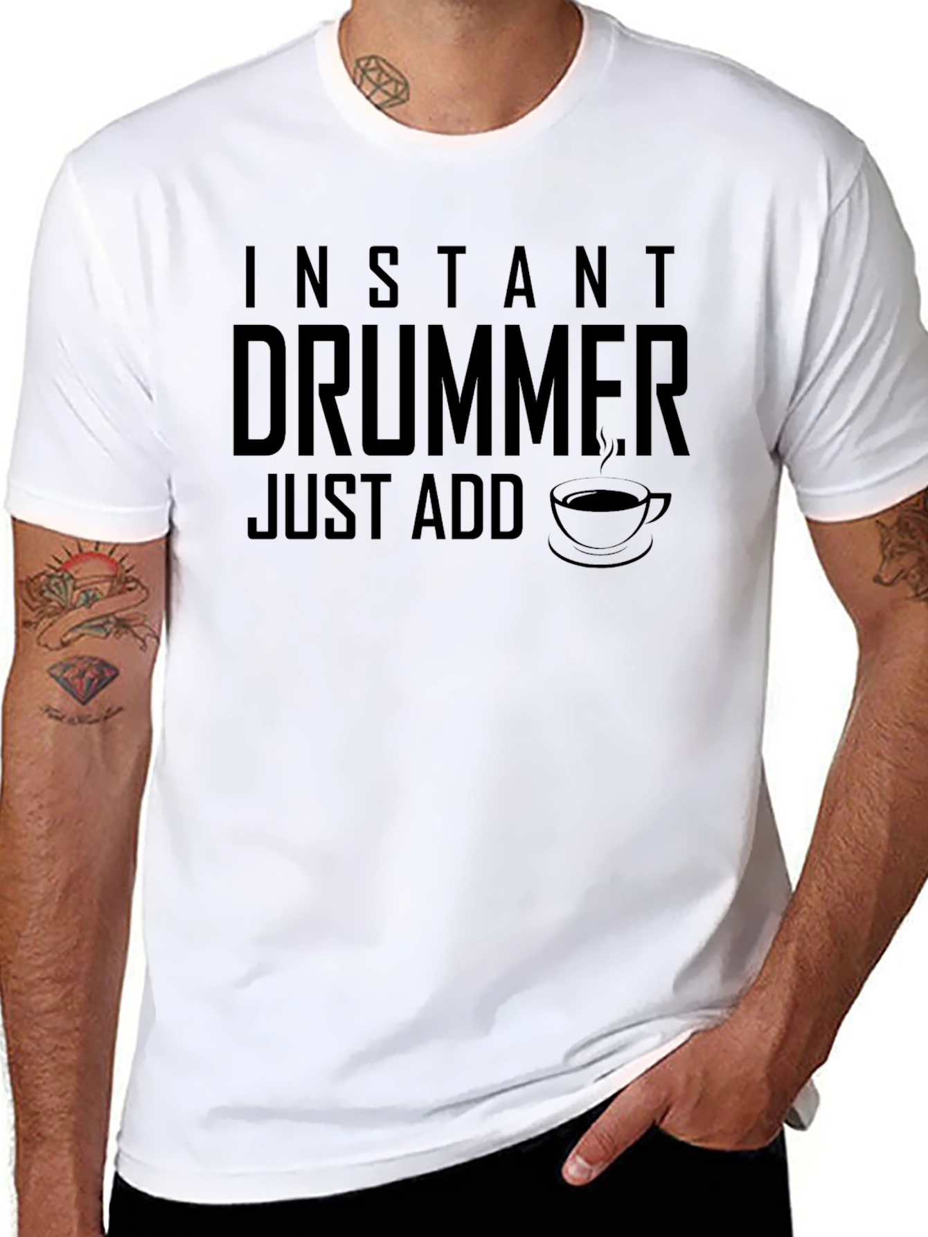 Instant Drummer - Just Add Coffee T-Shirt