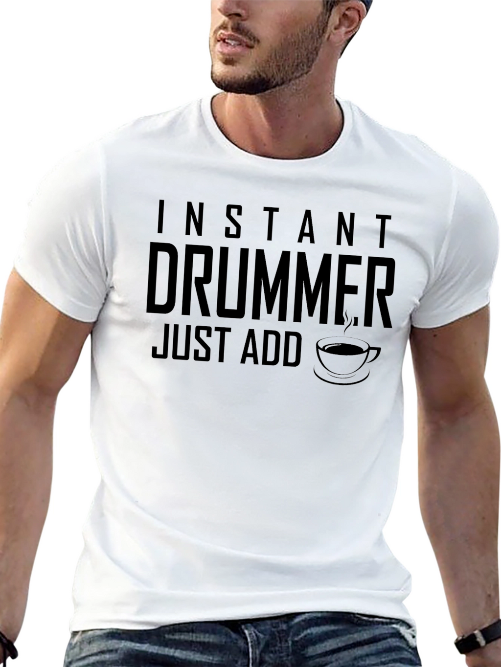 Instant Drummer - Just Add Coffee T-Shirt