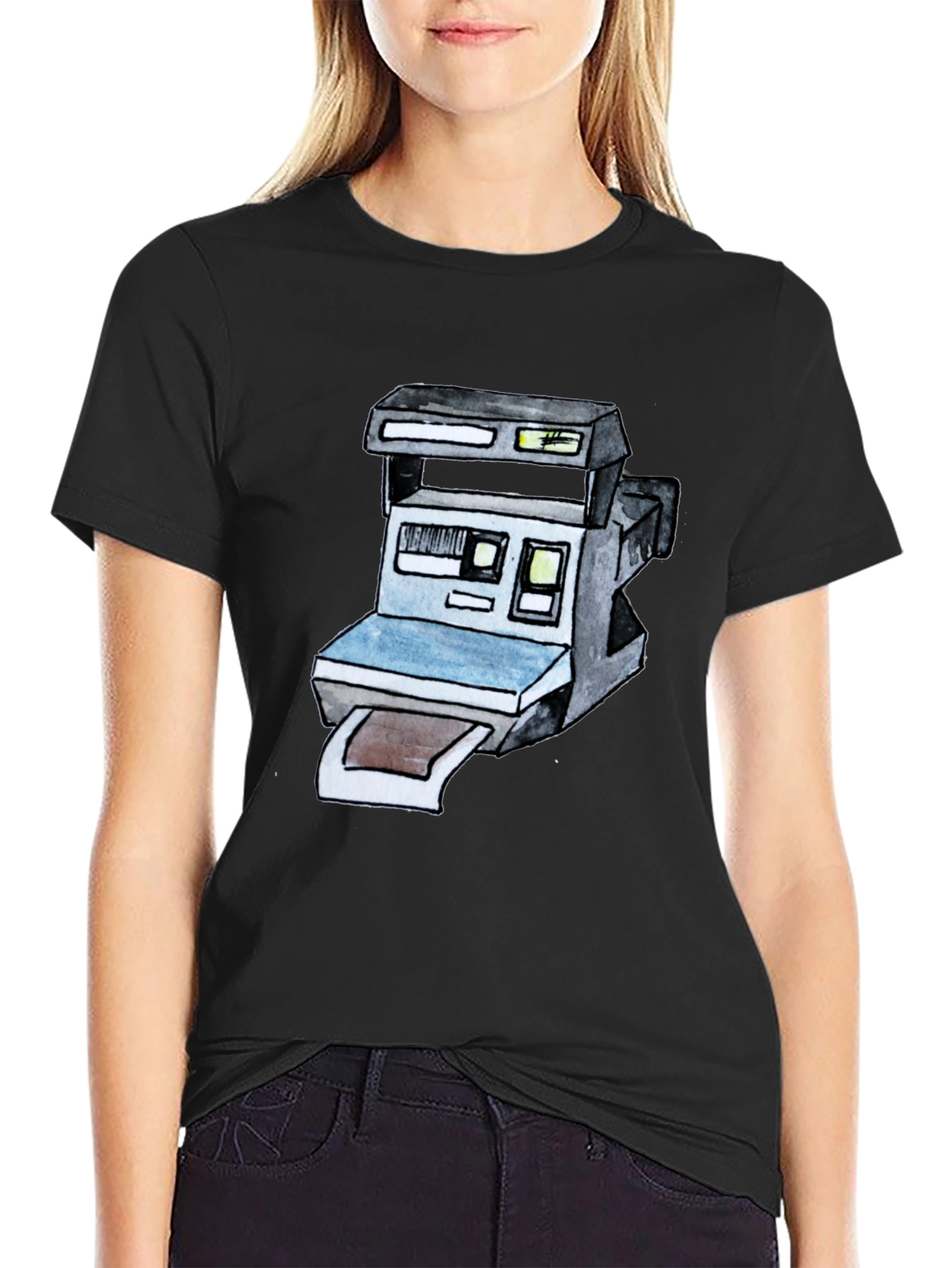 Vintage Camera Graphic Tee - Retro Style