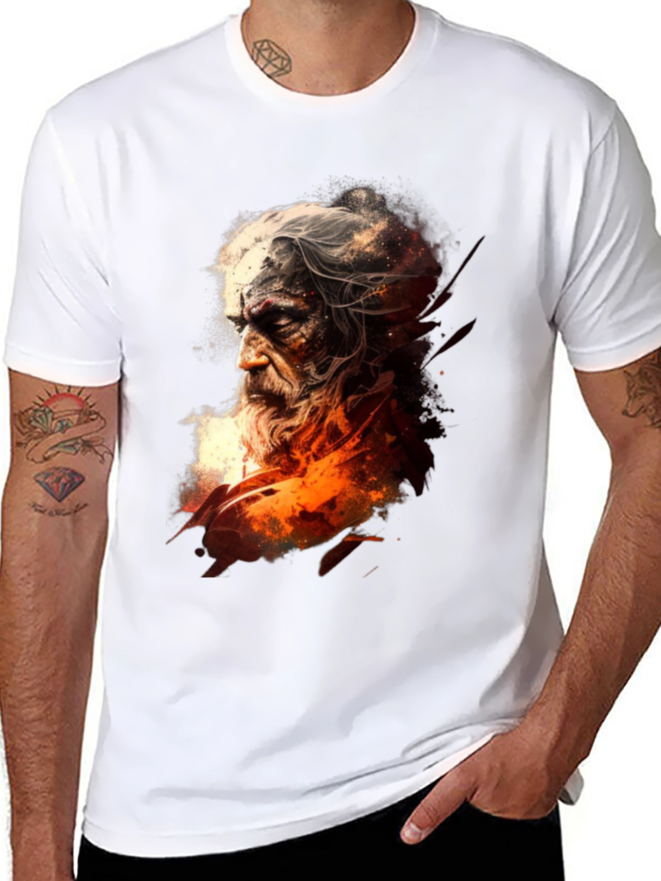 Wizard Graphic Black T-Shirt