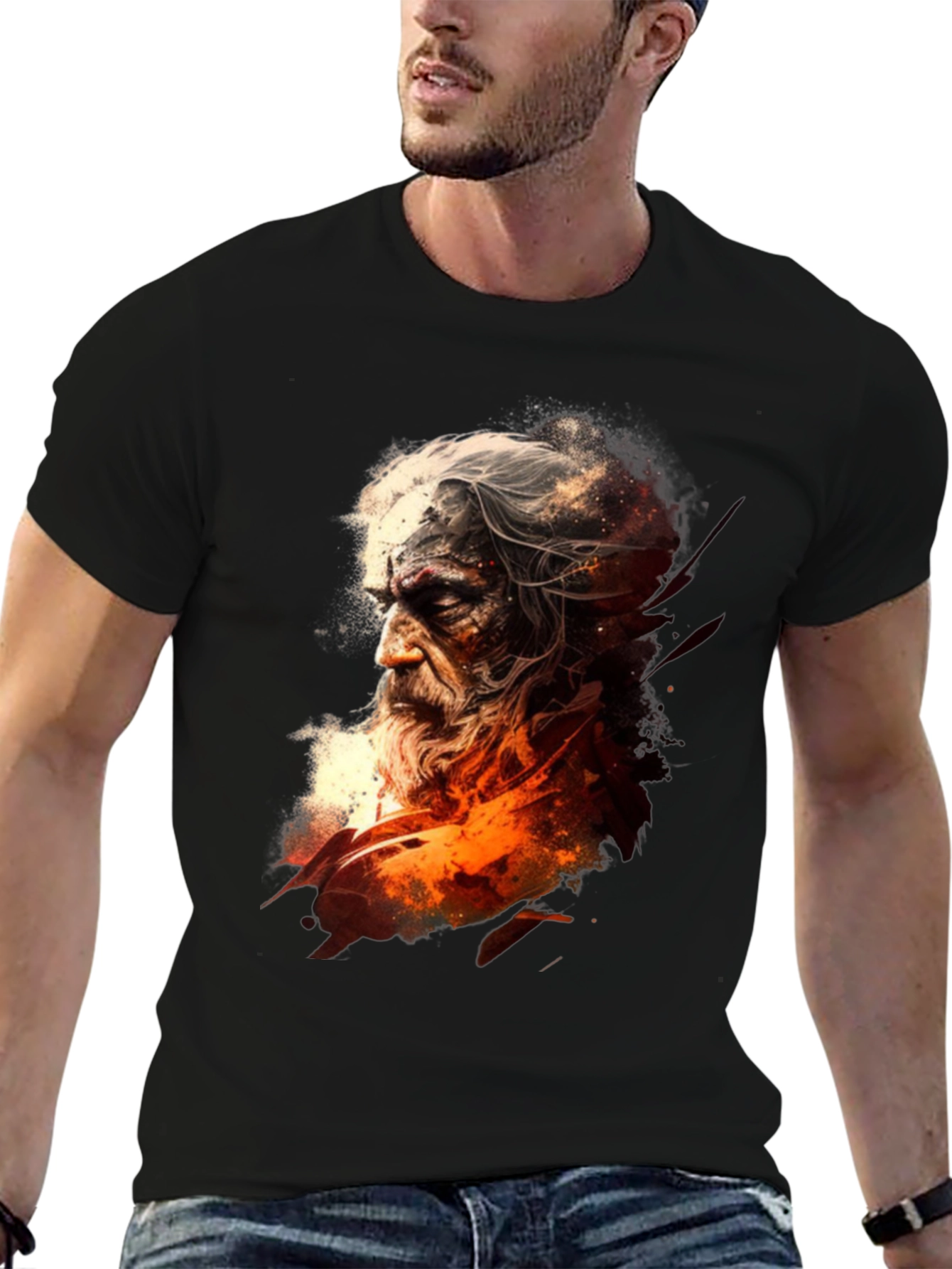 Wizard Graphic Black T-Shirt