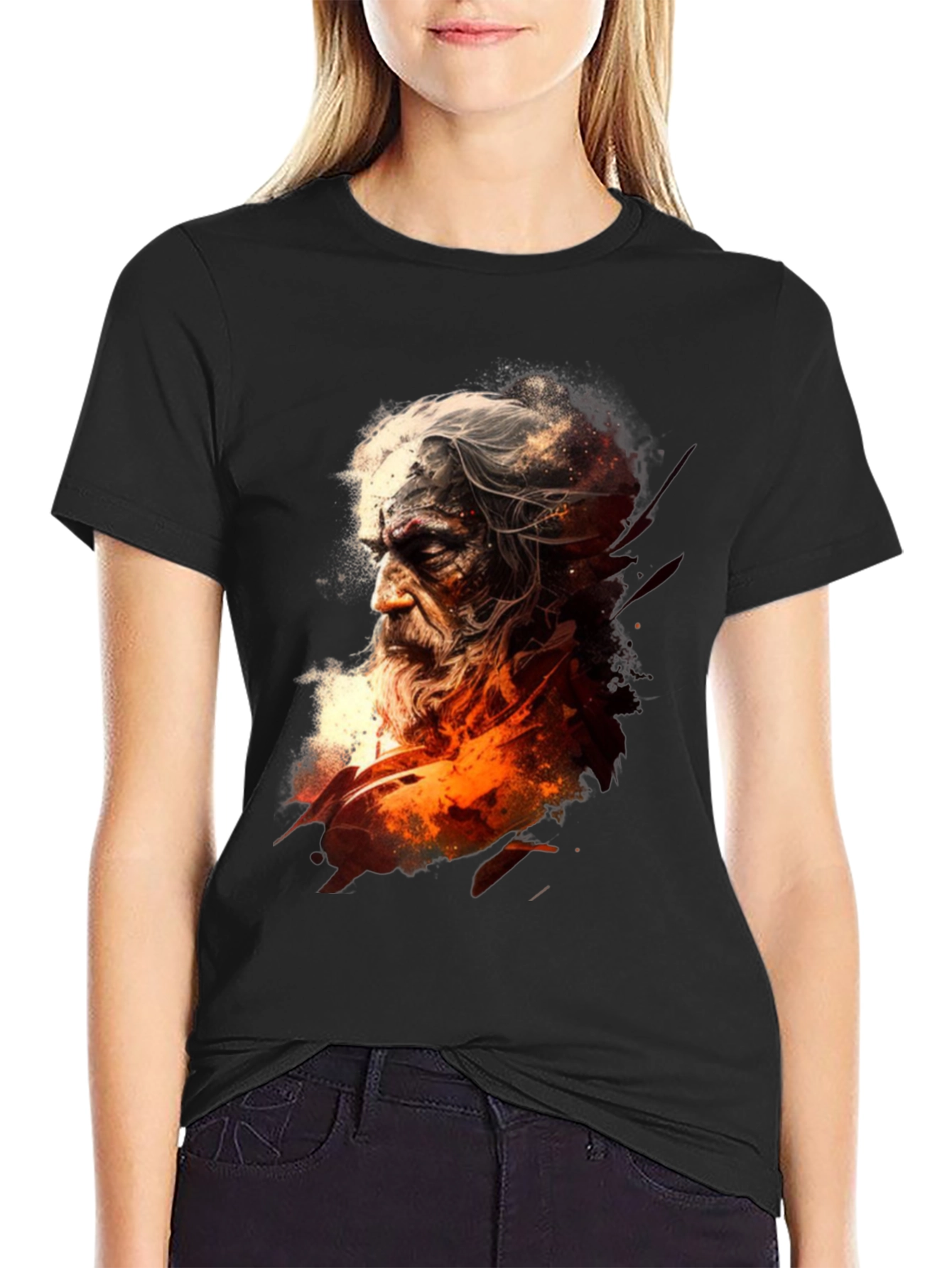 Wizard Graphic Black T-Shirt