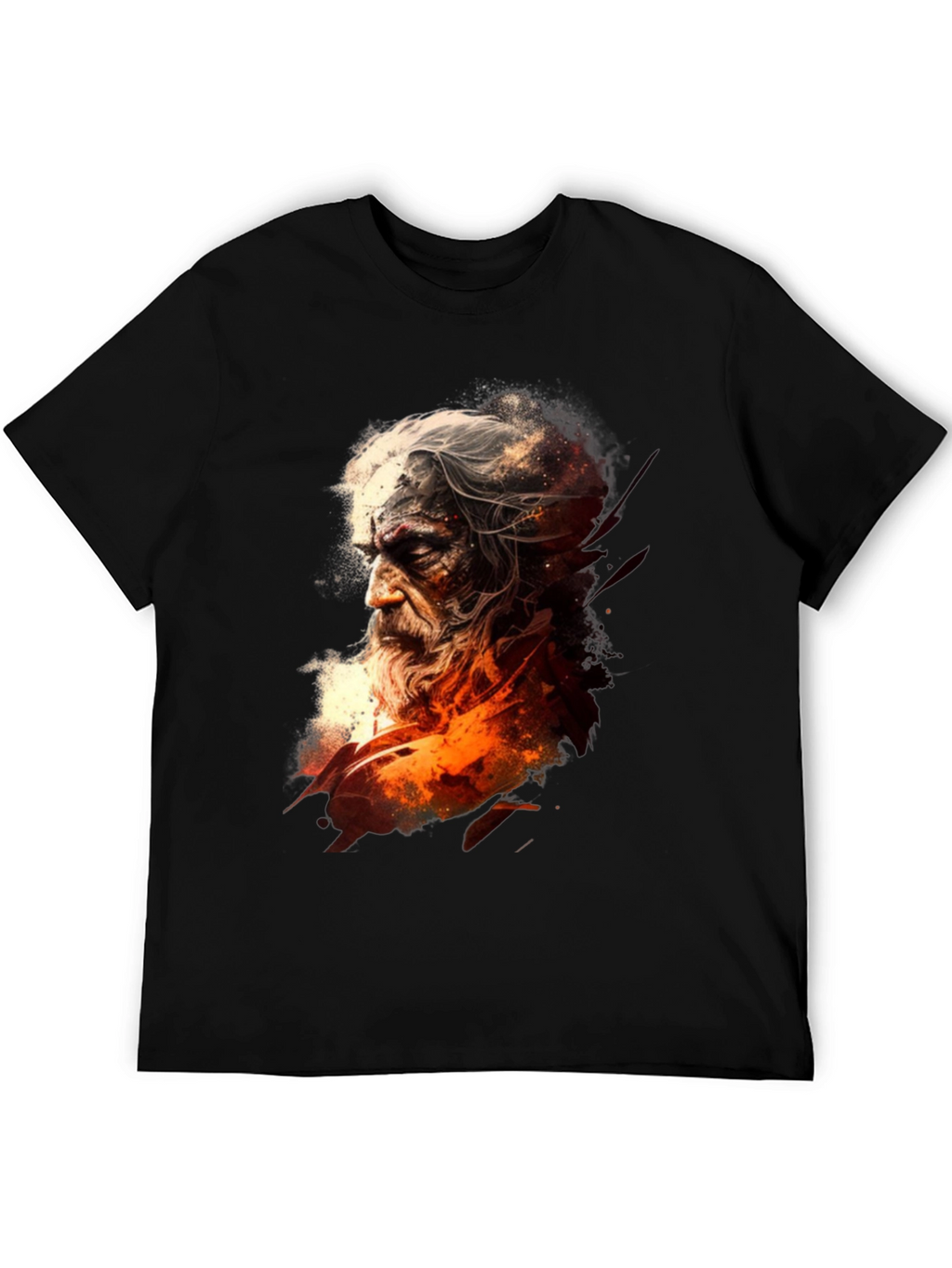 Wizard Graphic Black T-Shirt