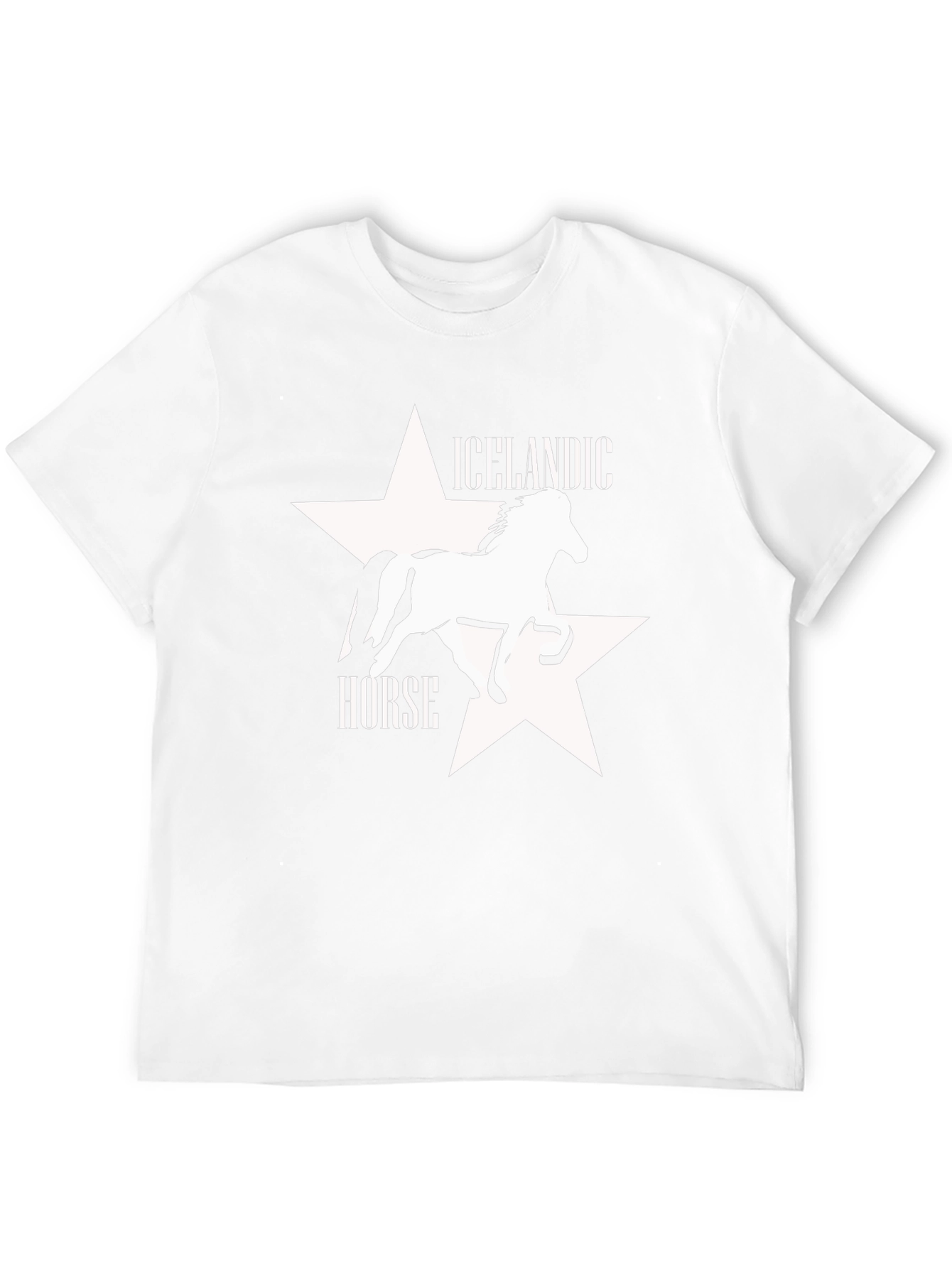 Icelandic Horse Black Graphic Tee