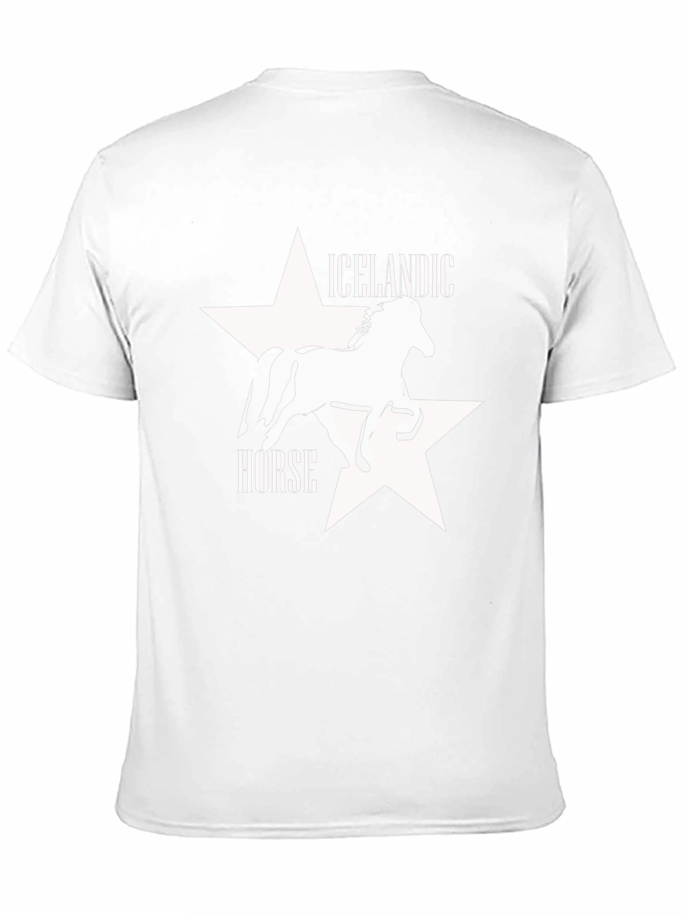 Icelandic Horse Black Graphic Tee