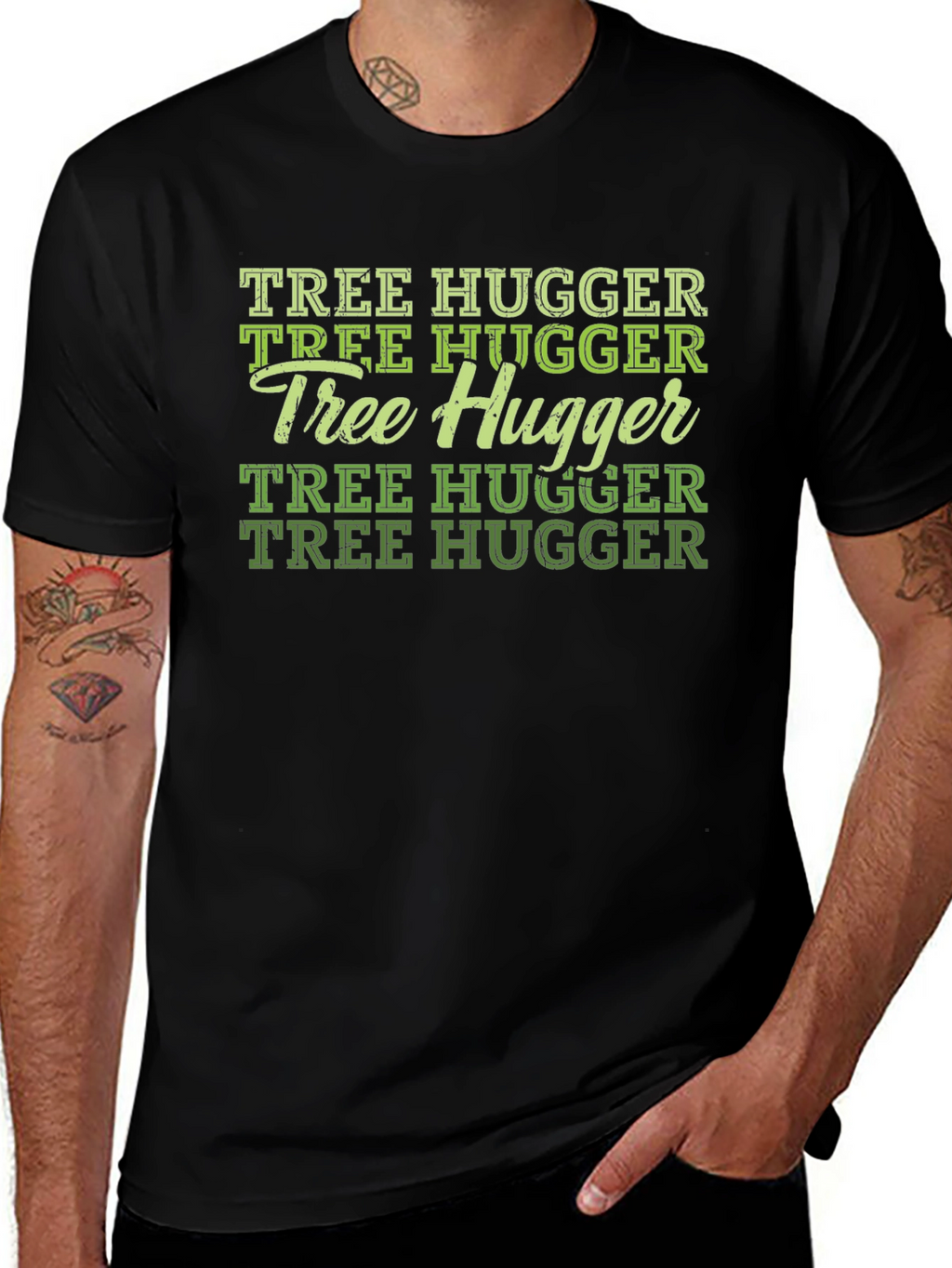 Tree Hugger T-Shirt - Eco-Friendly Tee
