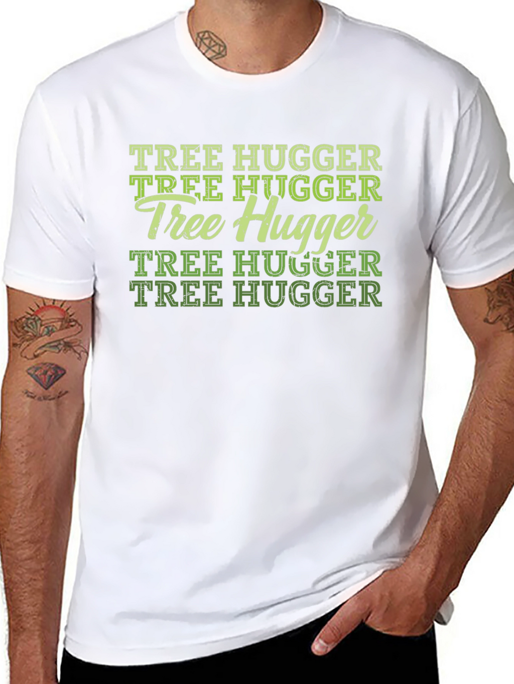 Tree Hugger T-Shirt - Eco-Friendly Tee