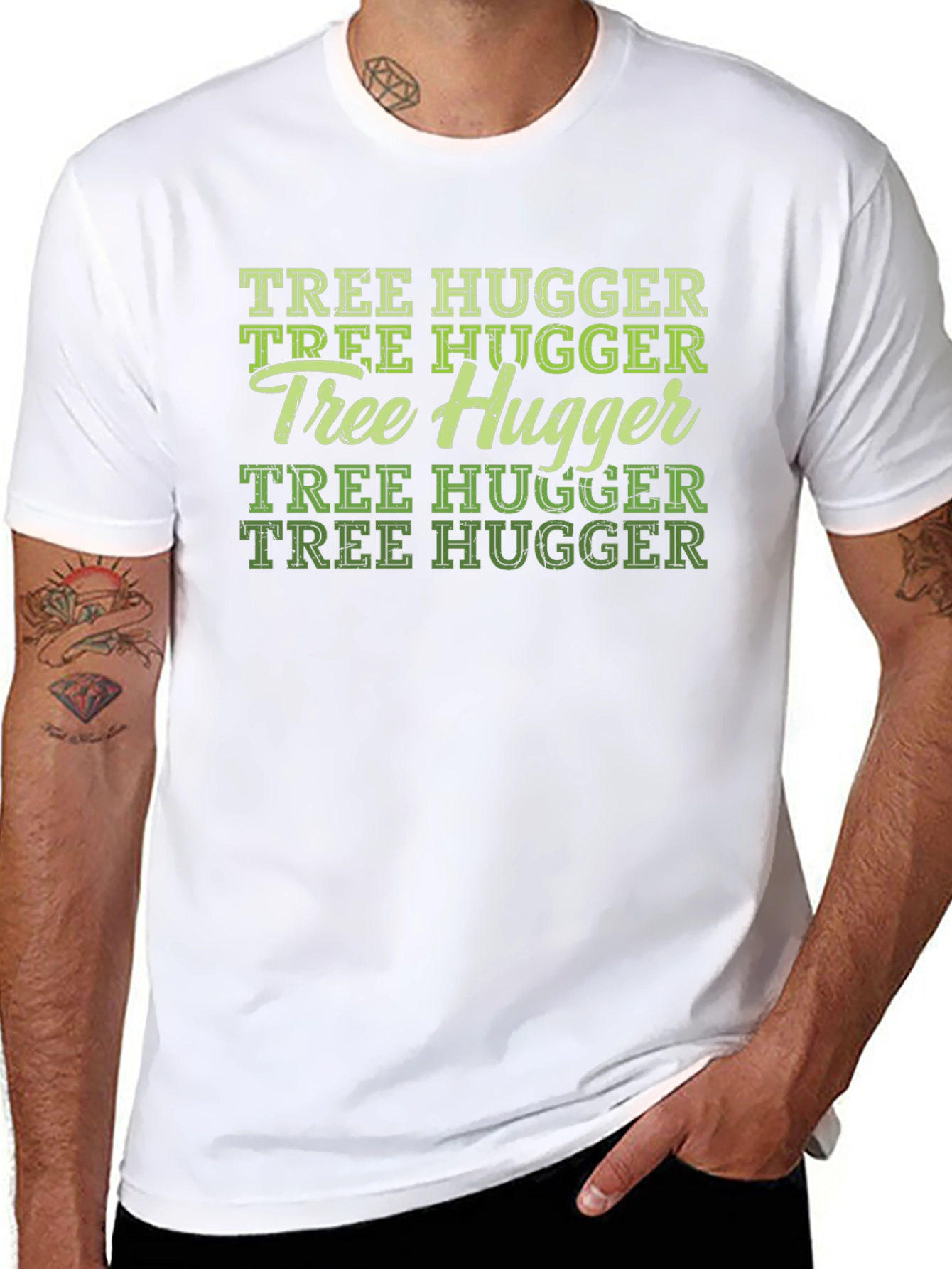 Tree Hugger T-Shirt - Eco-Friendly Tee