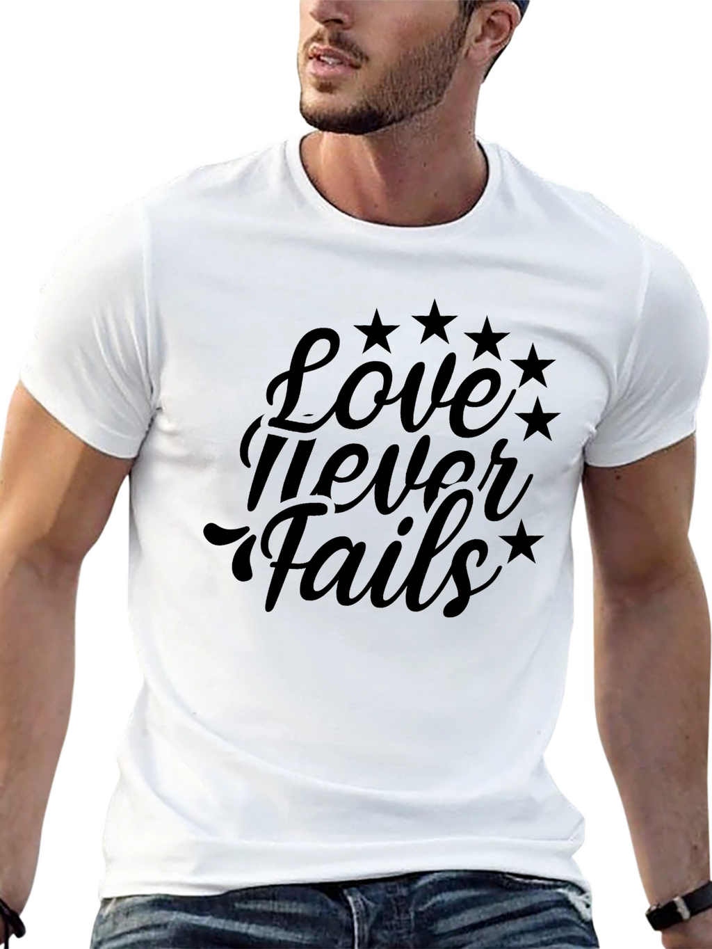 Love Never Fails Graphic Tee
