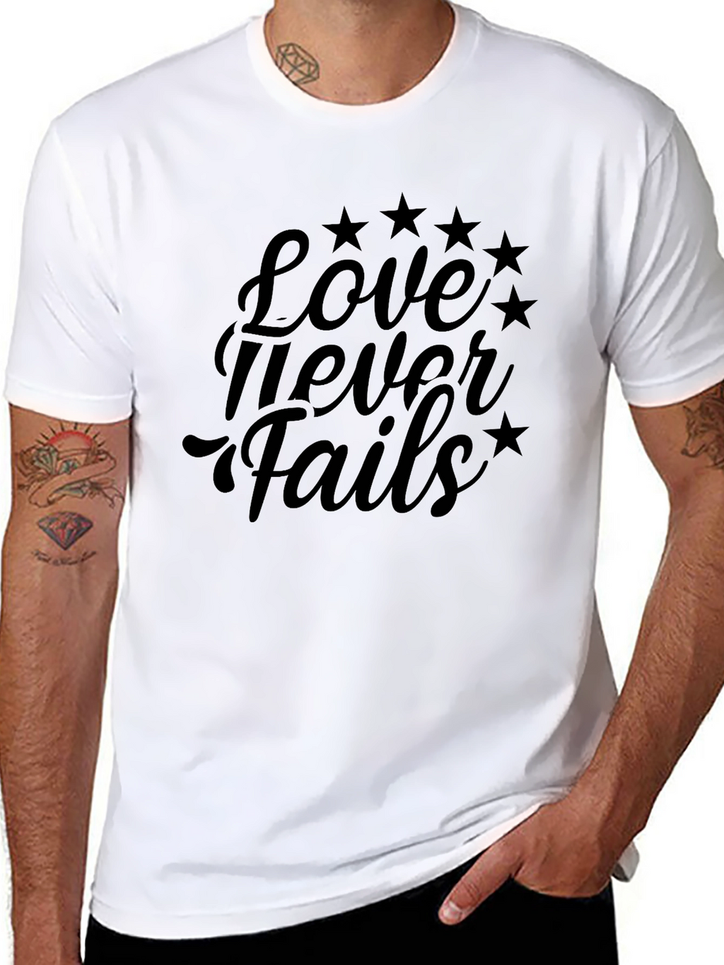 Love Never Fails Graphic Tee