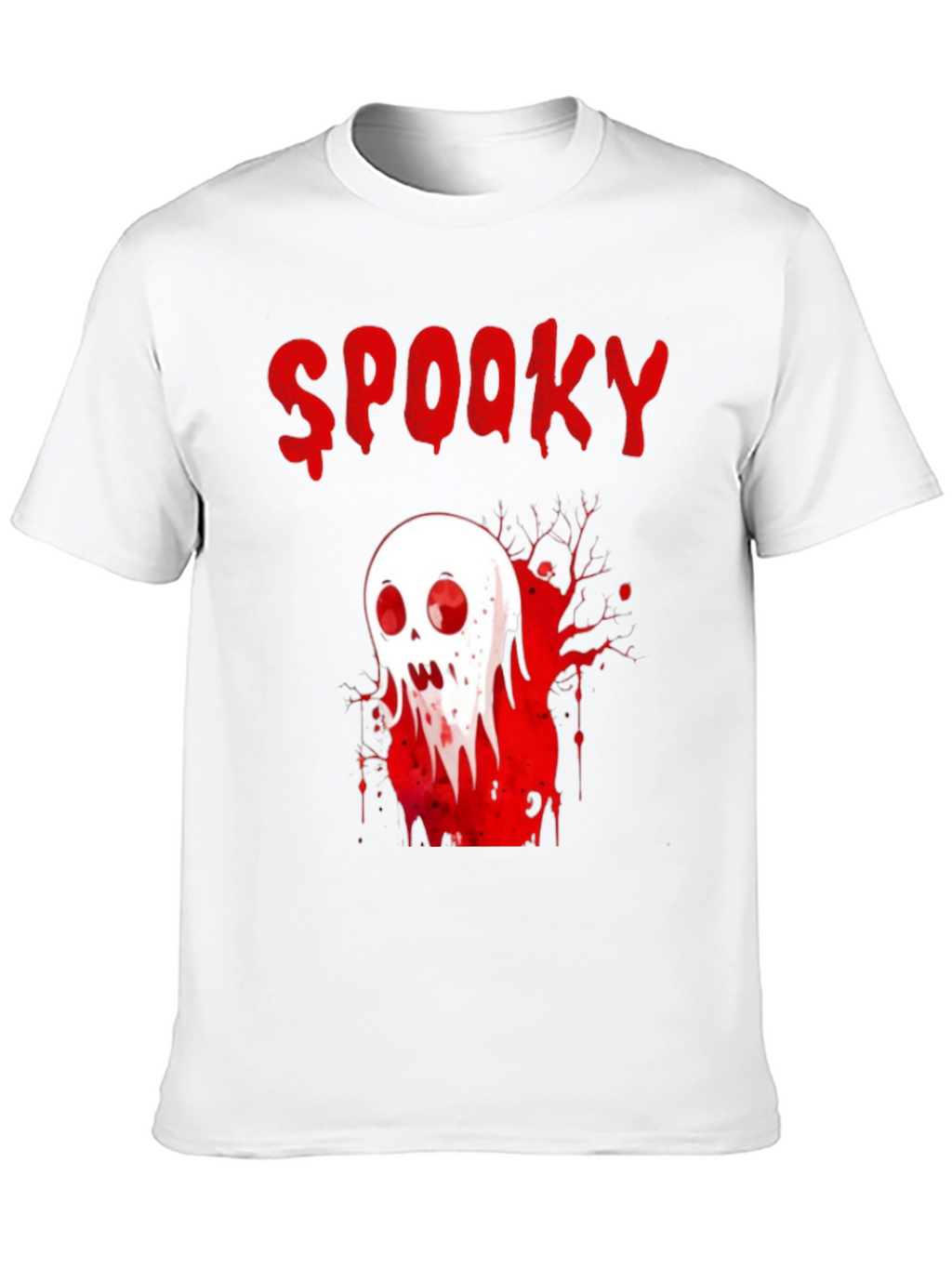 Spooky Skull Graphic T-Shirt - Halloween Tee