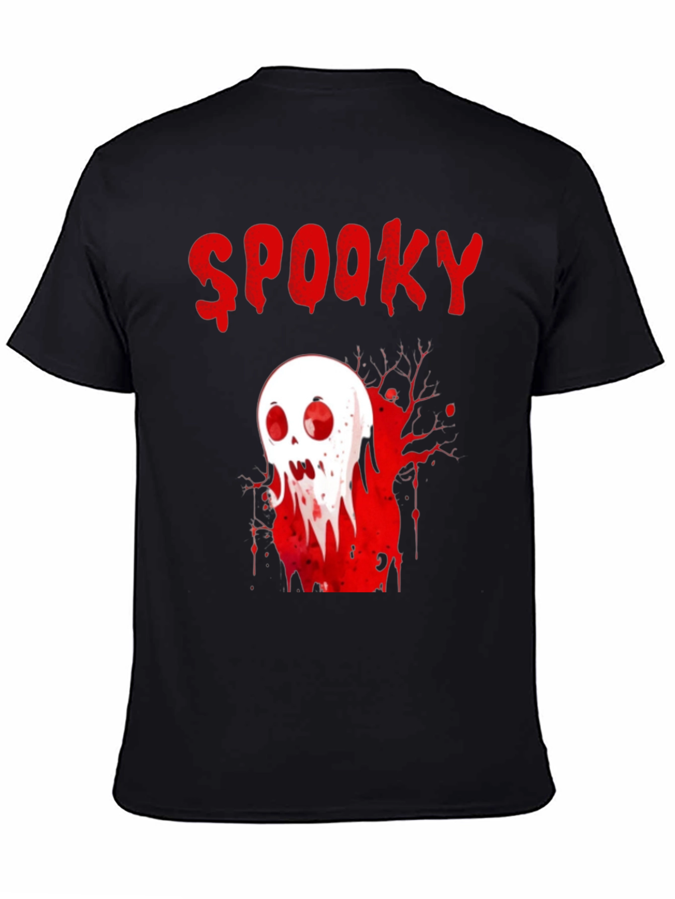 Spooky Skull Graphic T-Shirt - Halloween Tee