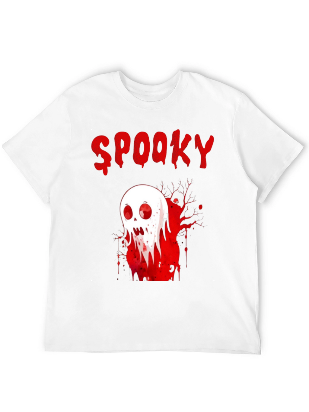 Spooky Skull Graphic T-Shirt - Halloween Tee
