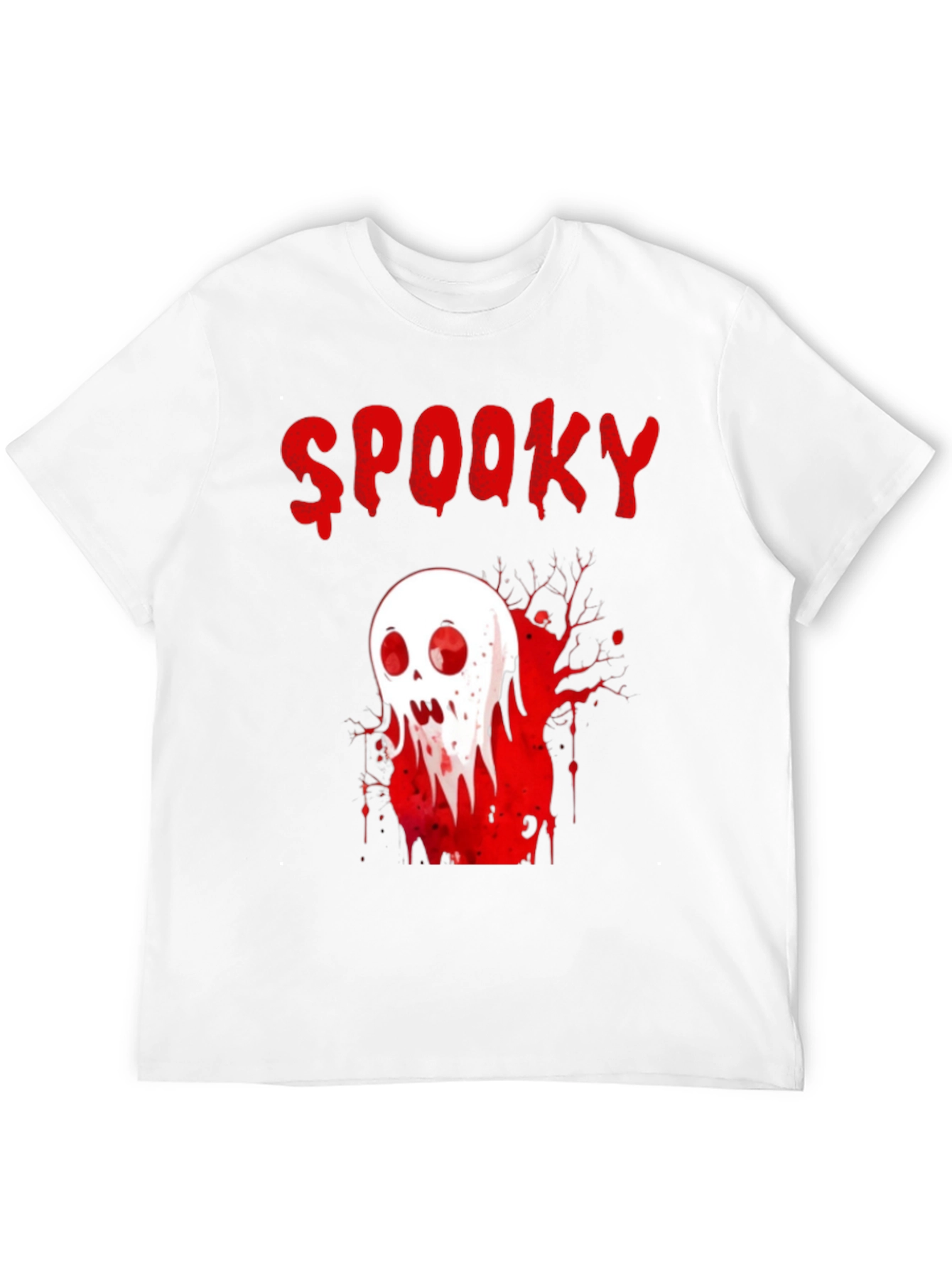 Spooky Skull Graphic T-Shirt - Halloween Tee