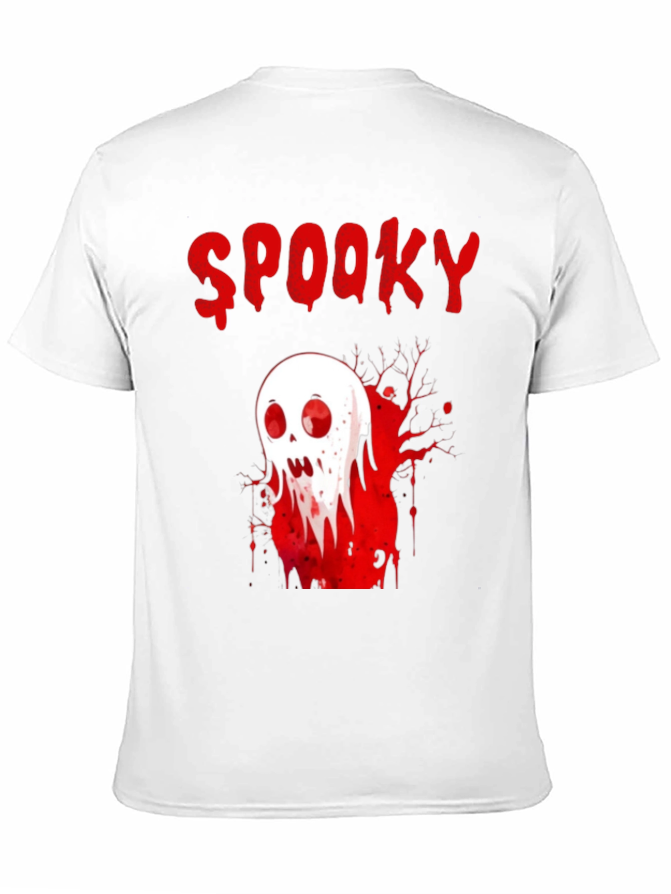 Spooky Skull Graphic T-Shirt - Halloween Tee