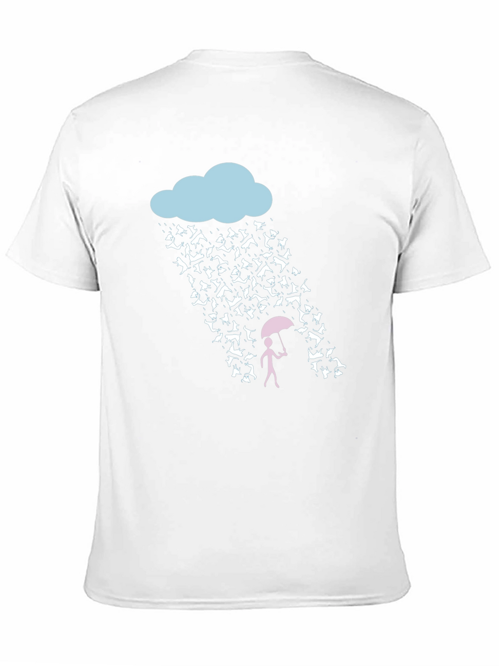 Raining Cats and Dogs Funny Graphic Tee