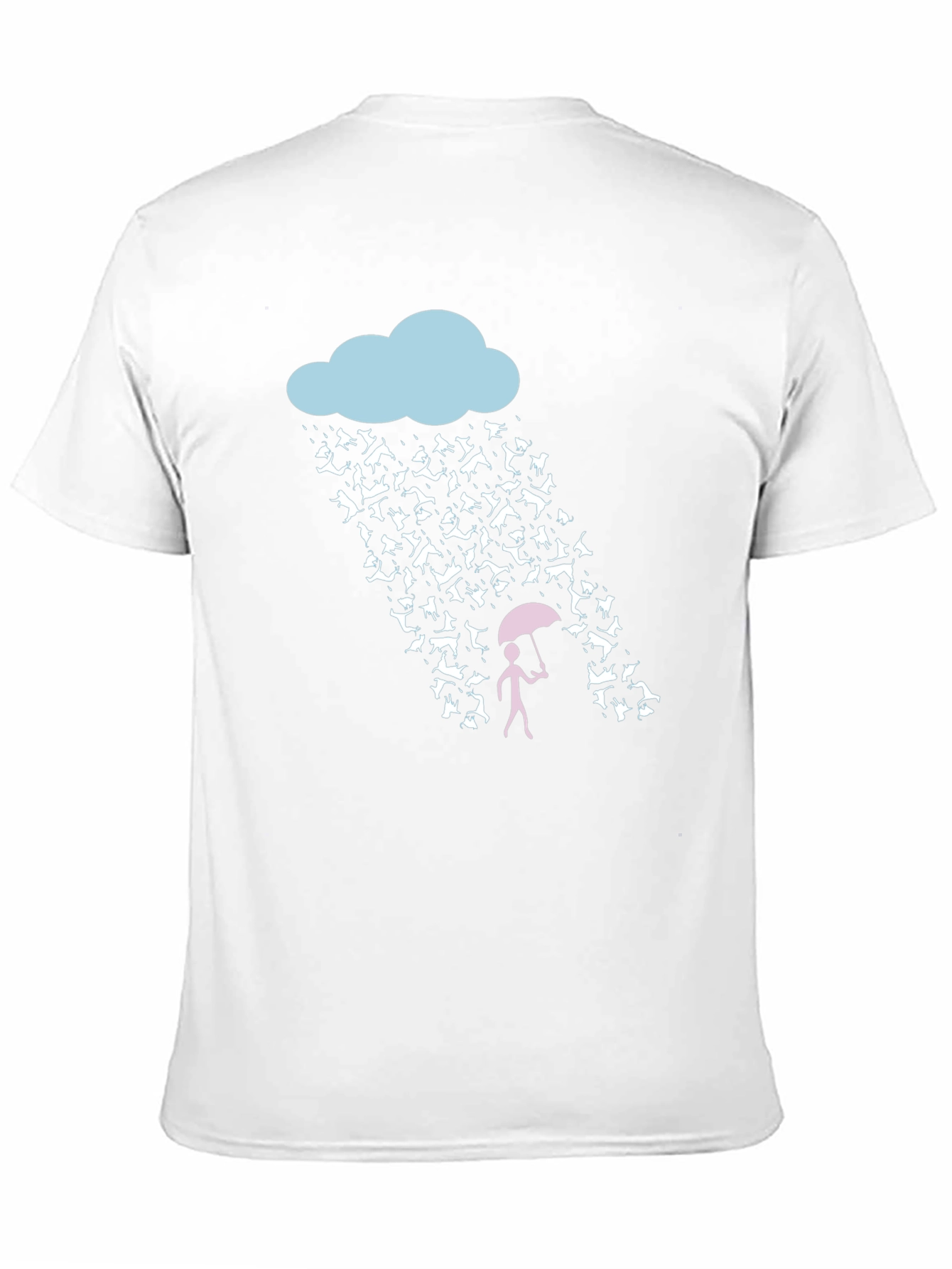 Raining Cats and Dogs Funny Graphic Tee