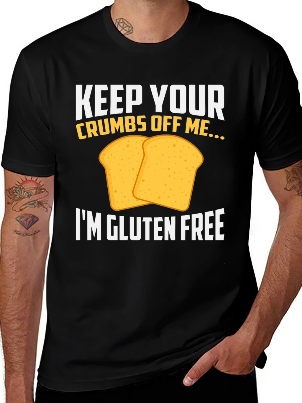 Gluten-Free Toast Funny Graphic Tee