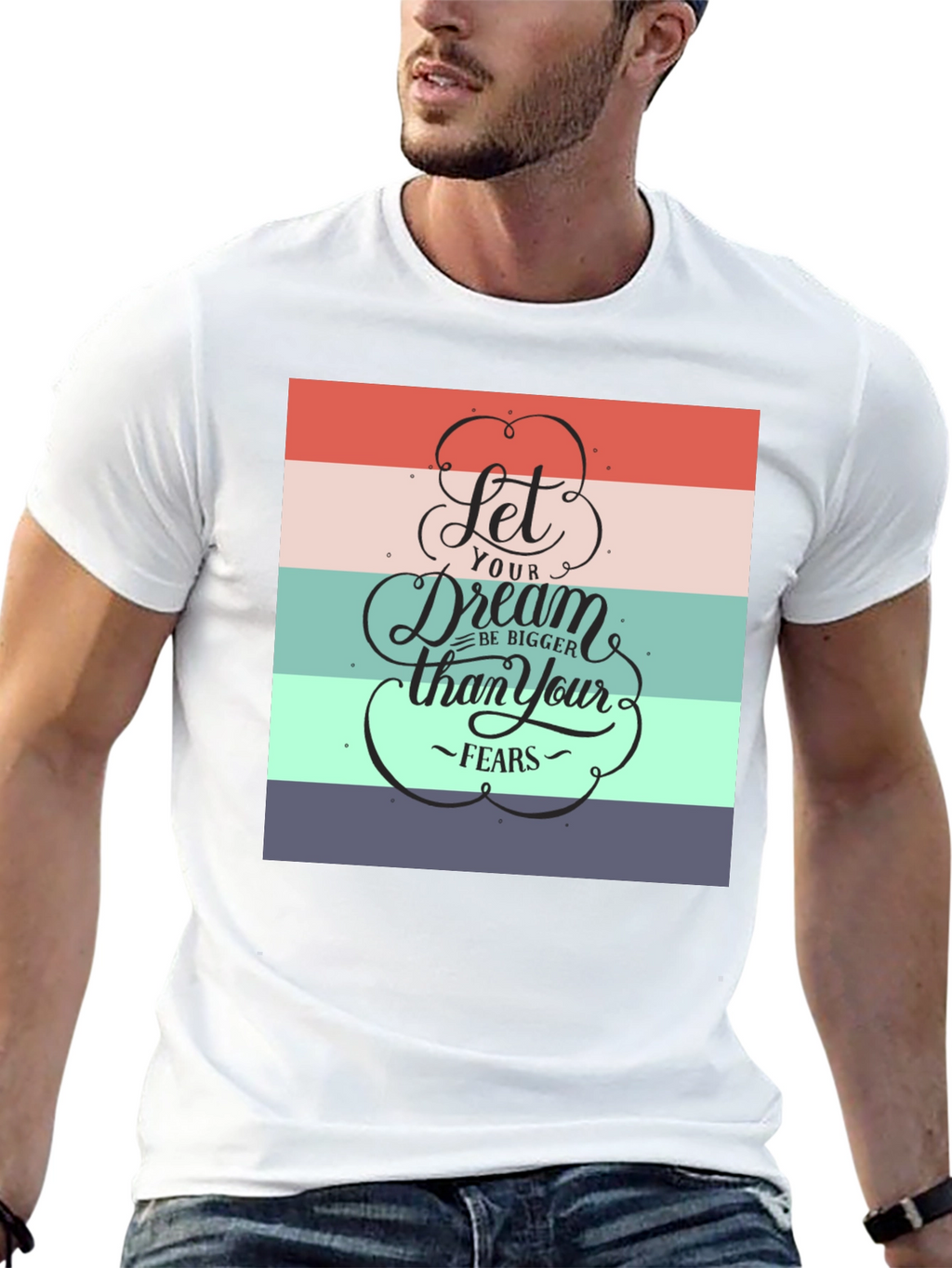Inspirational Dream Bigger Graphic Tee