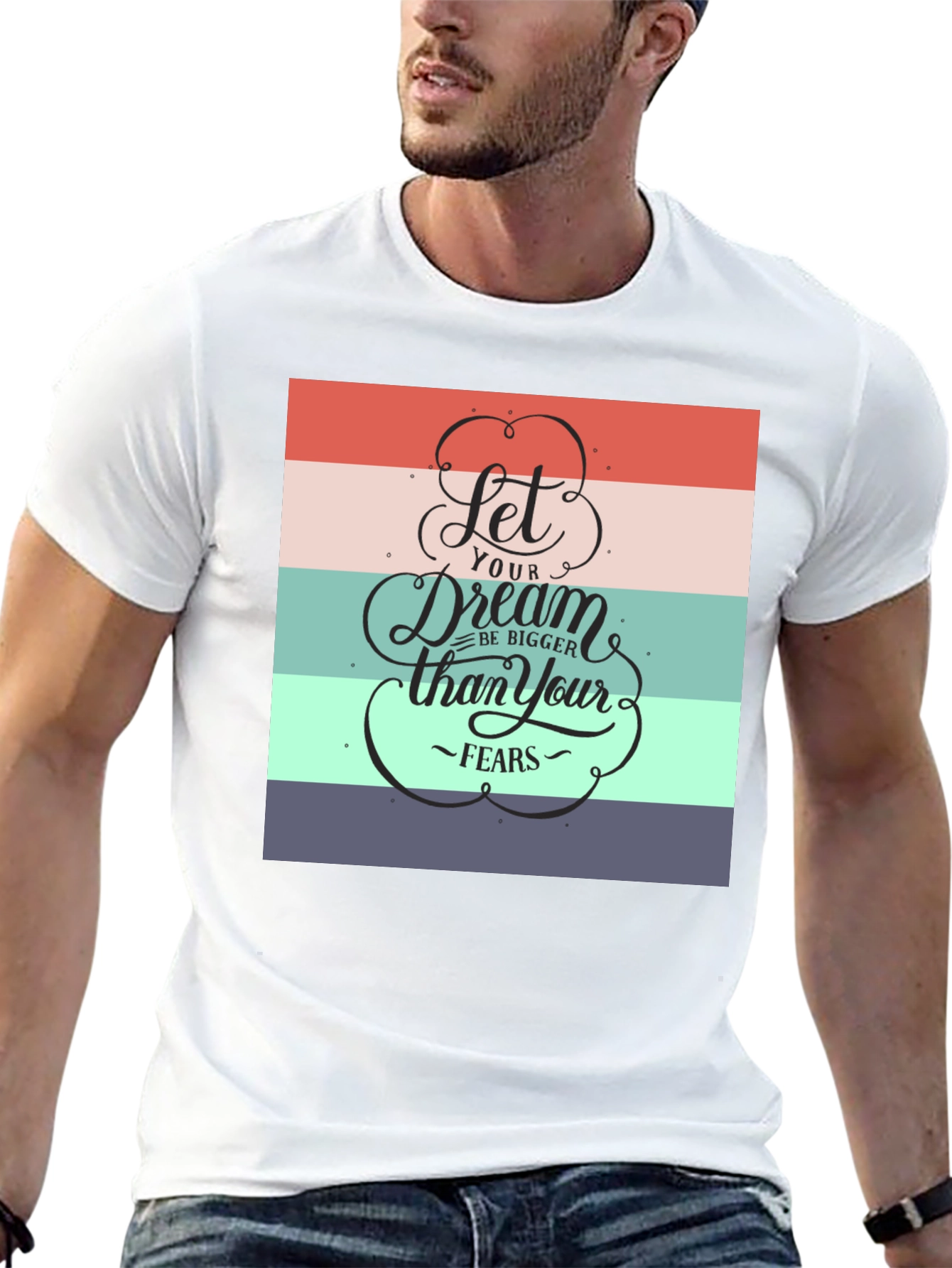 Inspirational Dream Bigger Graphic Tee